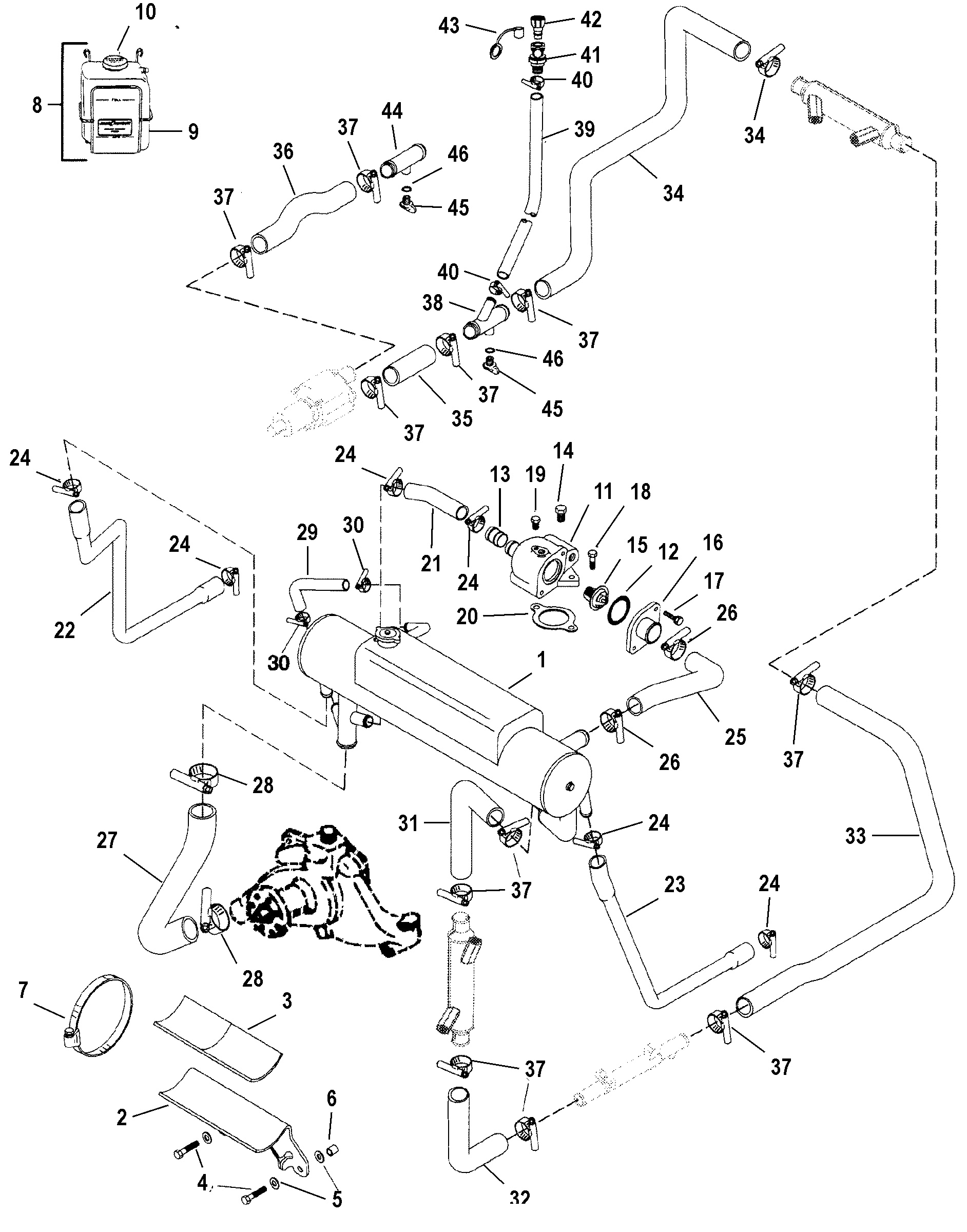 Closed Cooling System(454 MAG MPI Horizon)