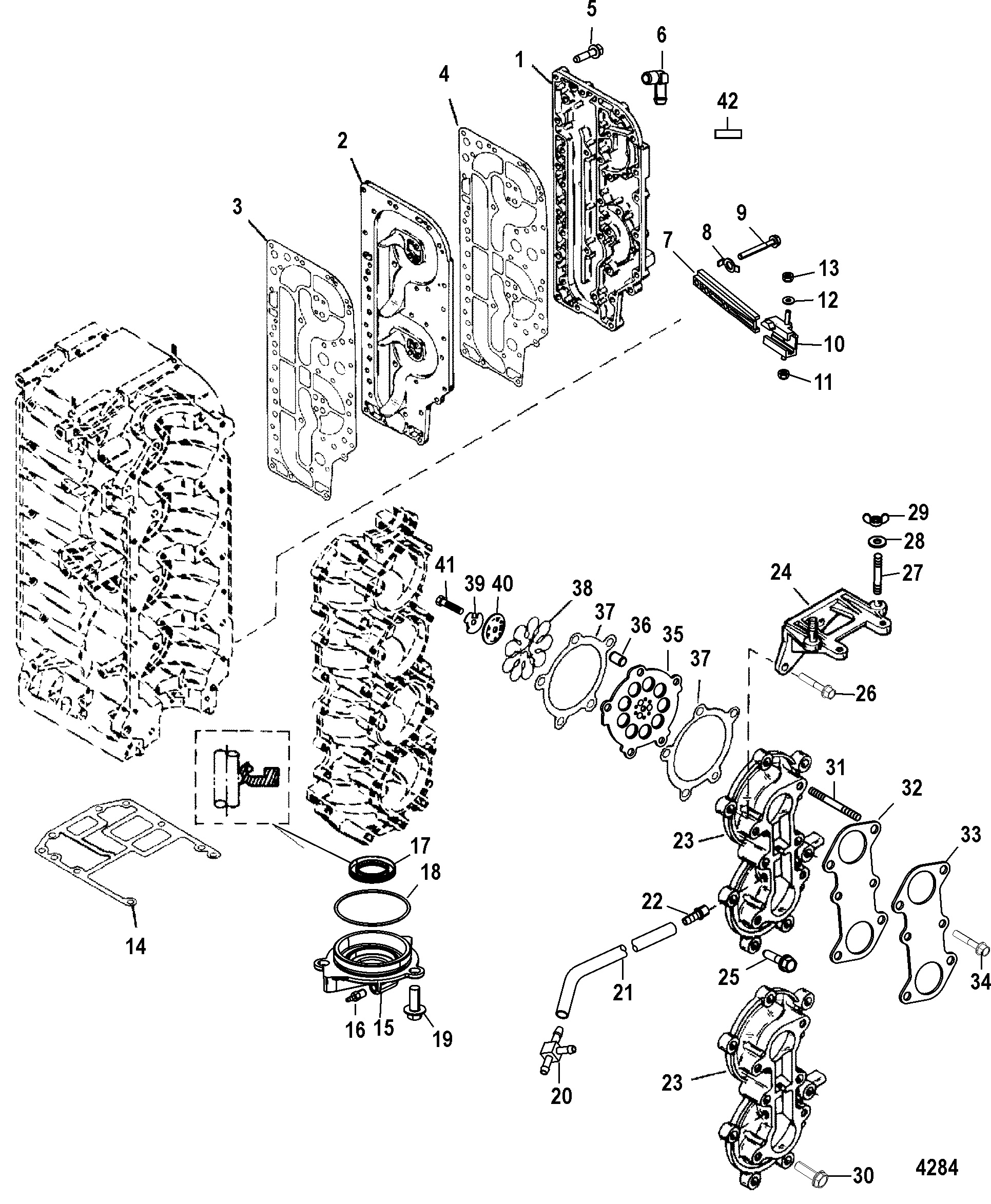 Induction Manifold and Reed Block