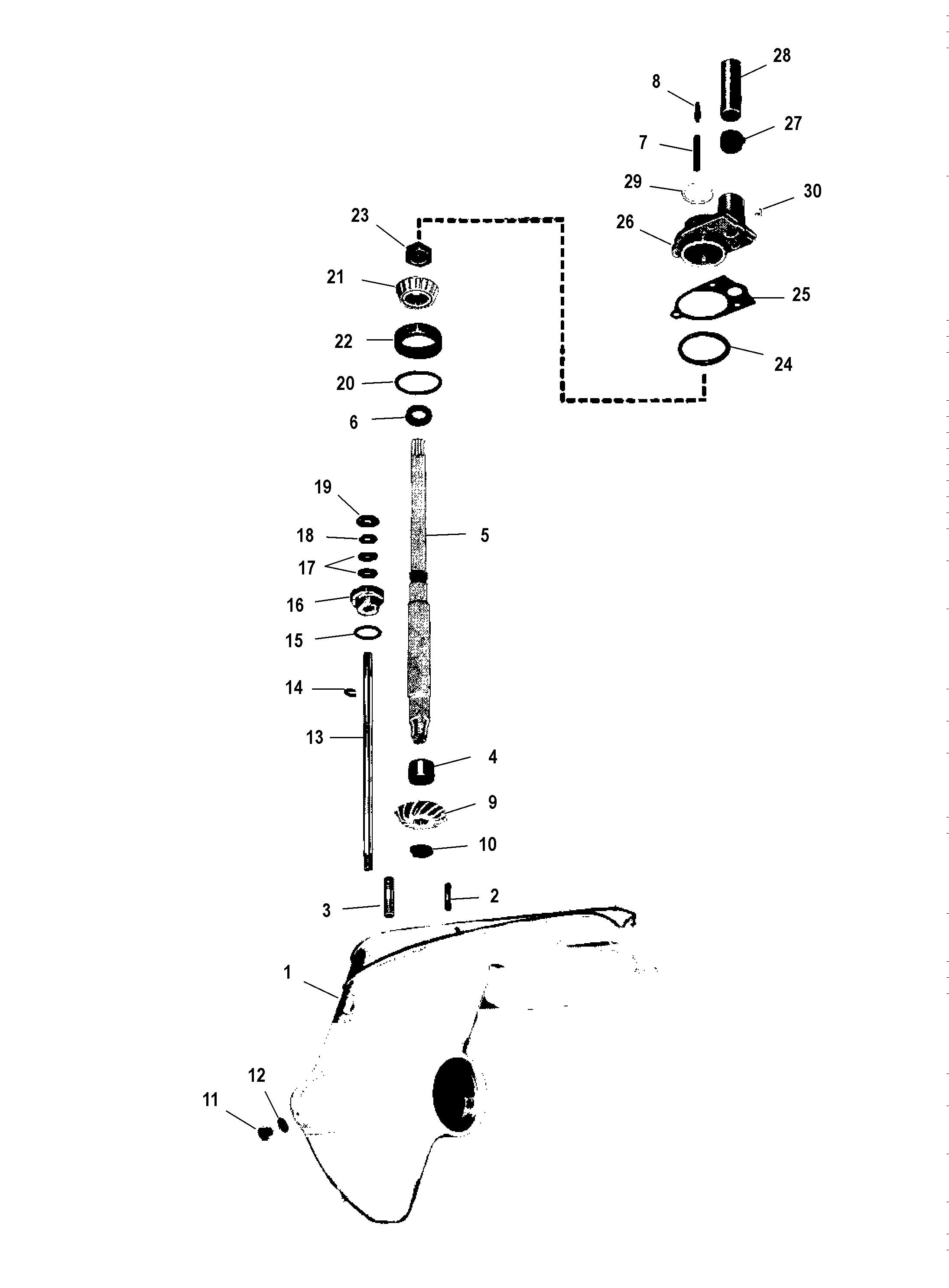 GEAR HOUSING ASSEMBLY-DRIVE
