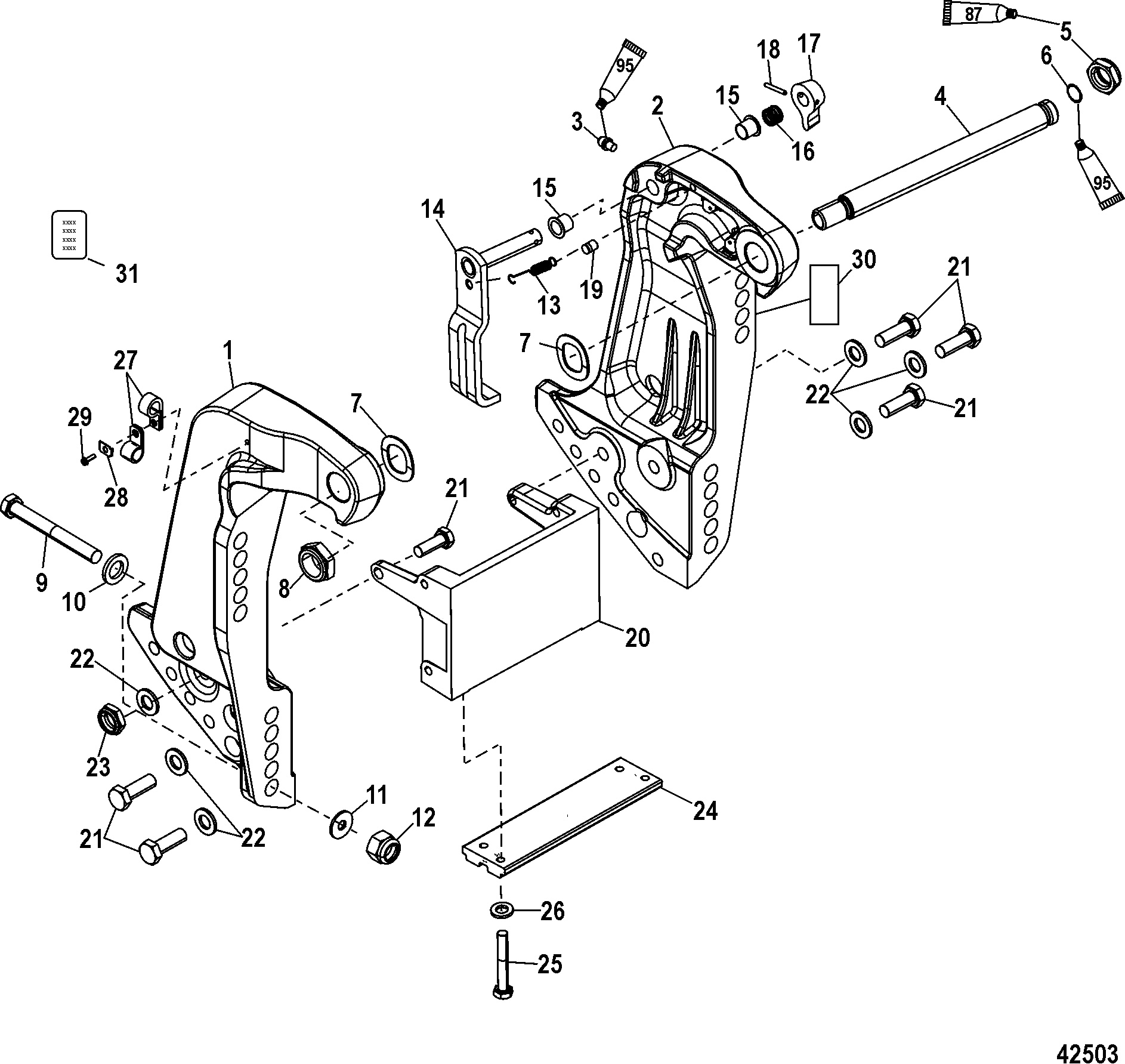 Transom Bracket