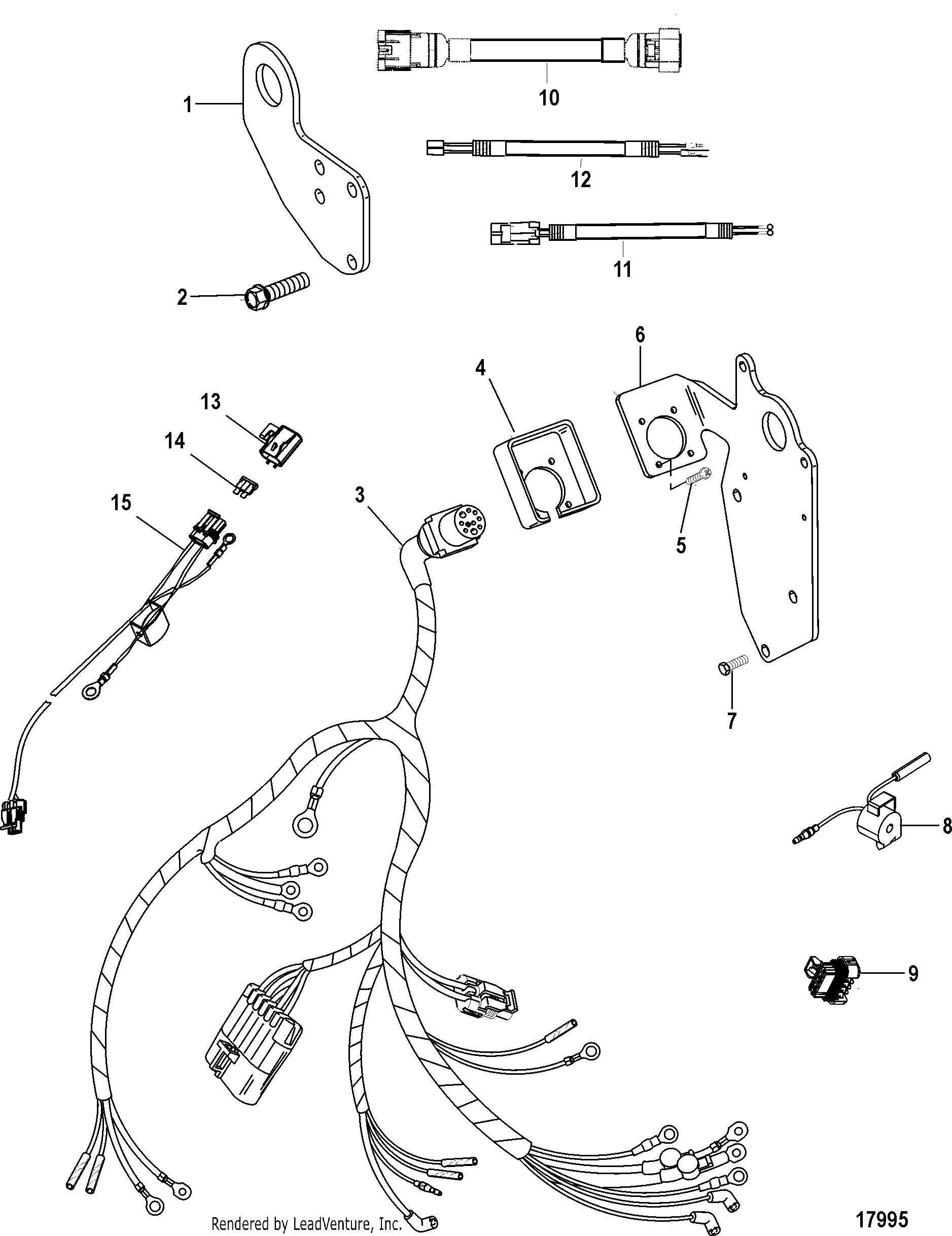 Lifting Brackets and Wiring Harness