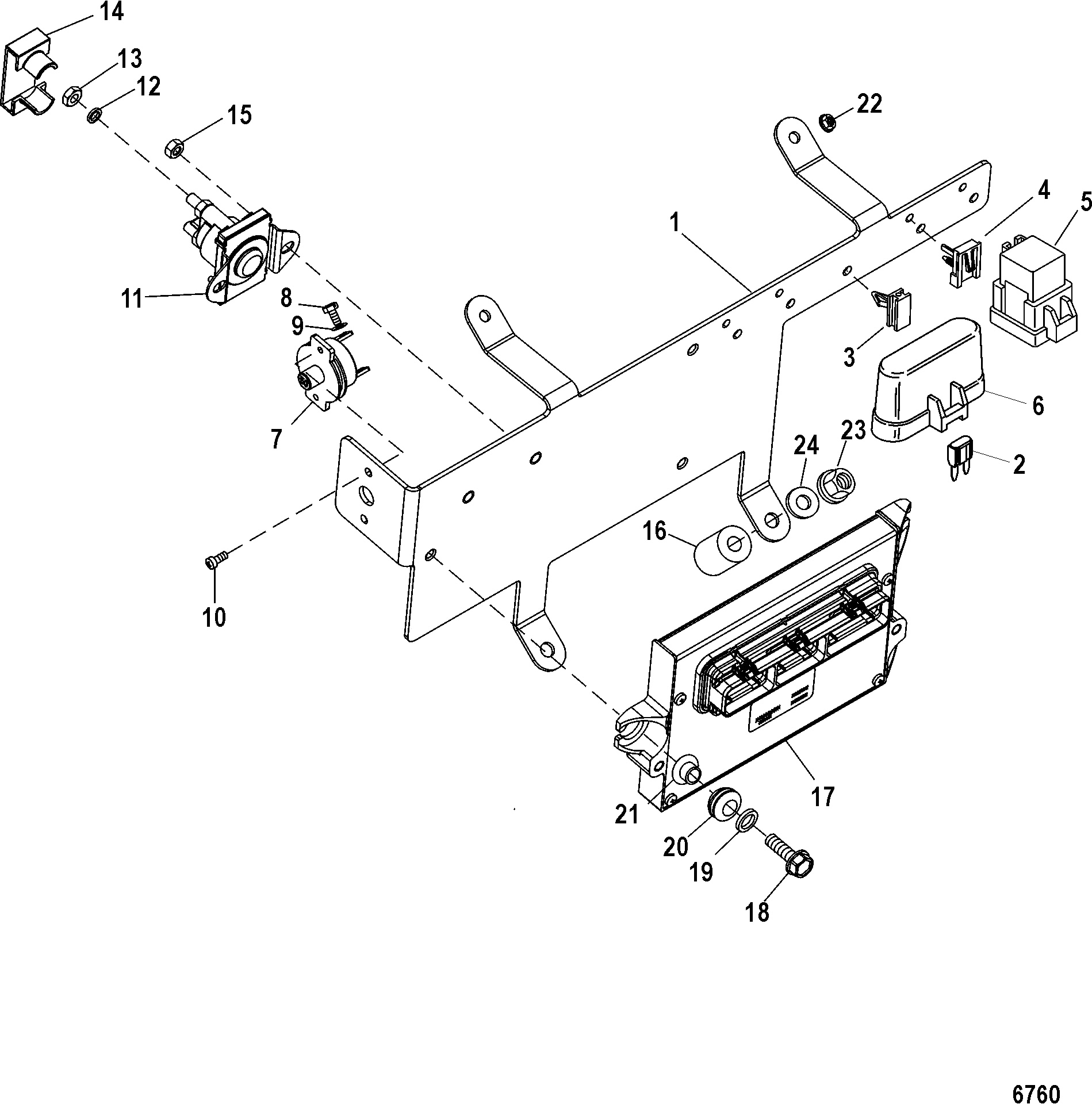 PCM and Bracket