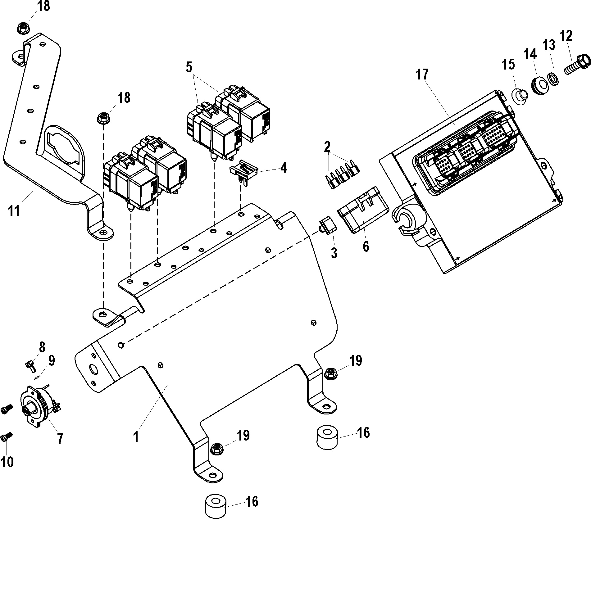 PCM and Bracket
