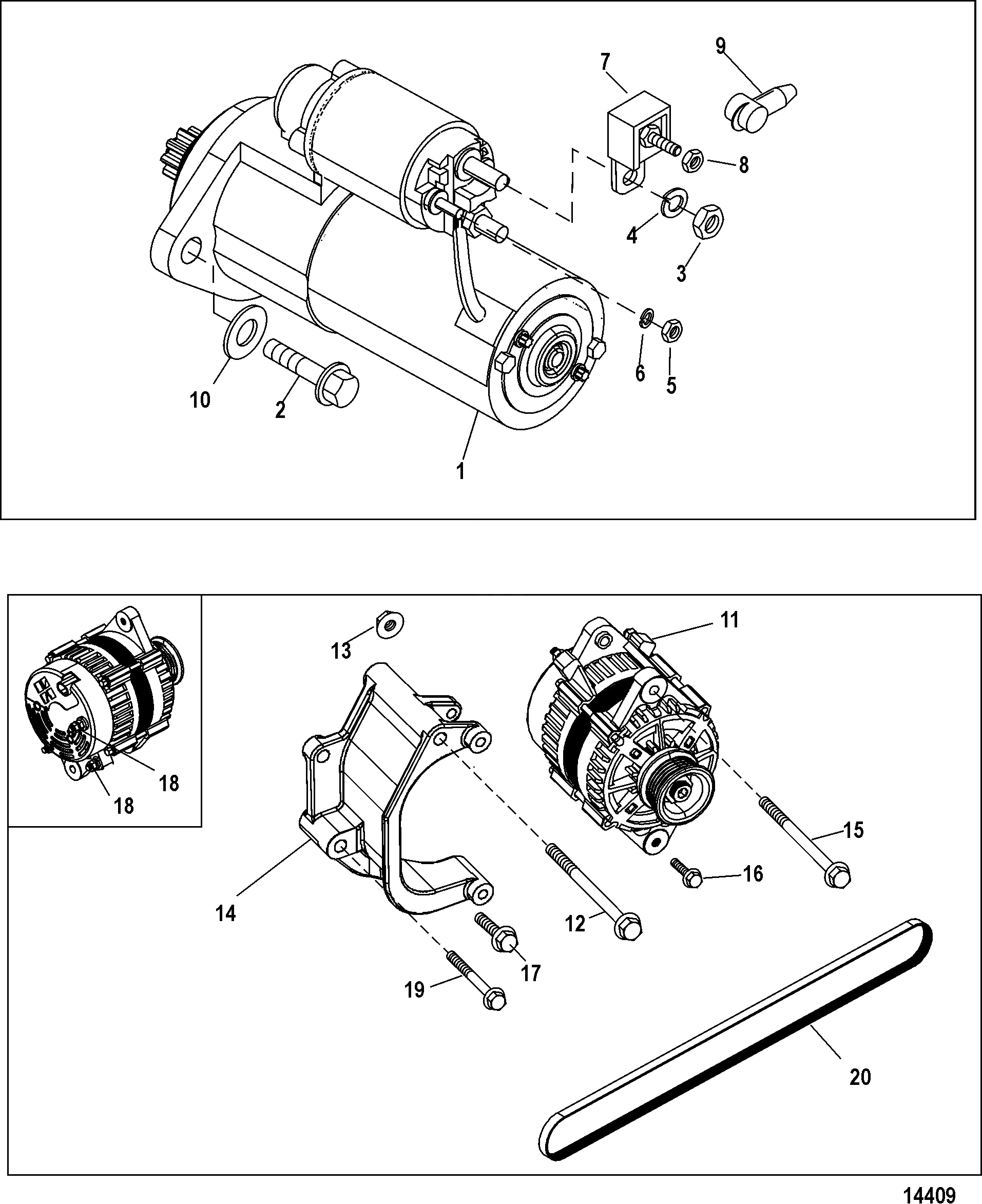 Starter and Alternator
