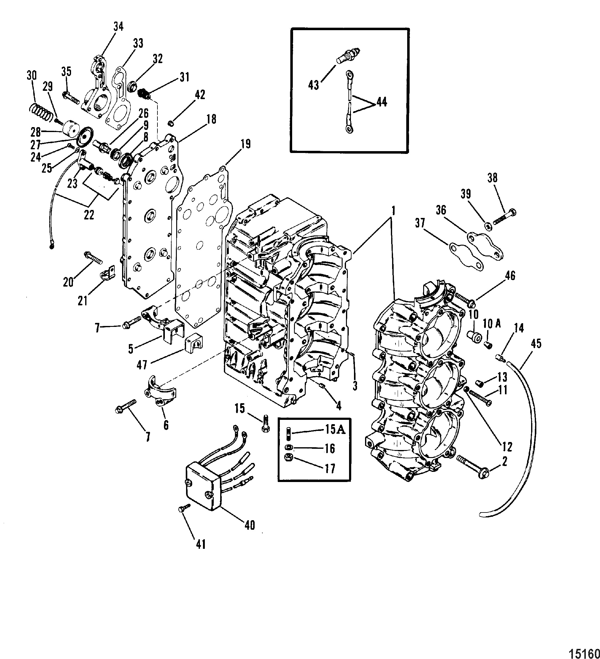Cylinder Block and Crankcase