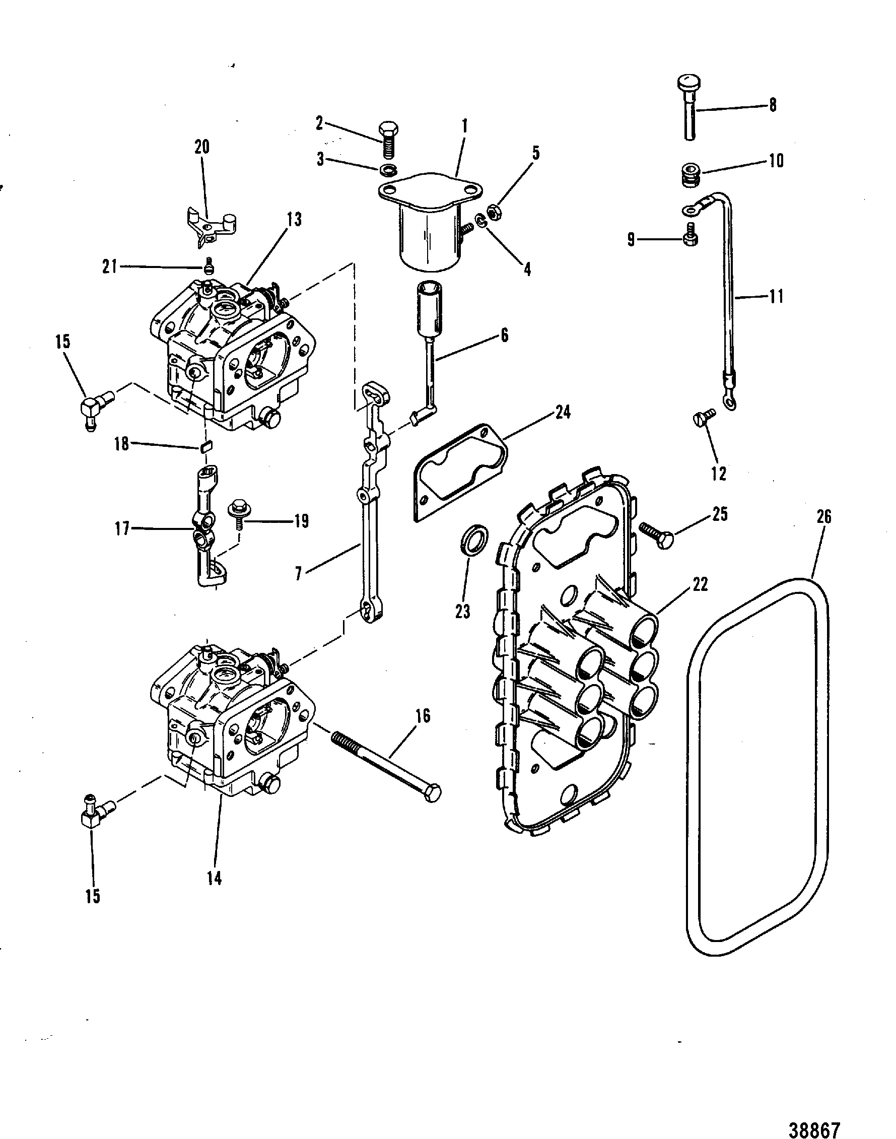 COLLEGAMENTO DEL CARBURATORE
