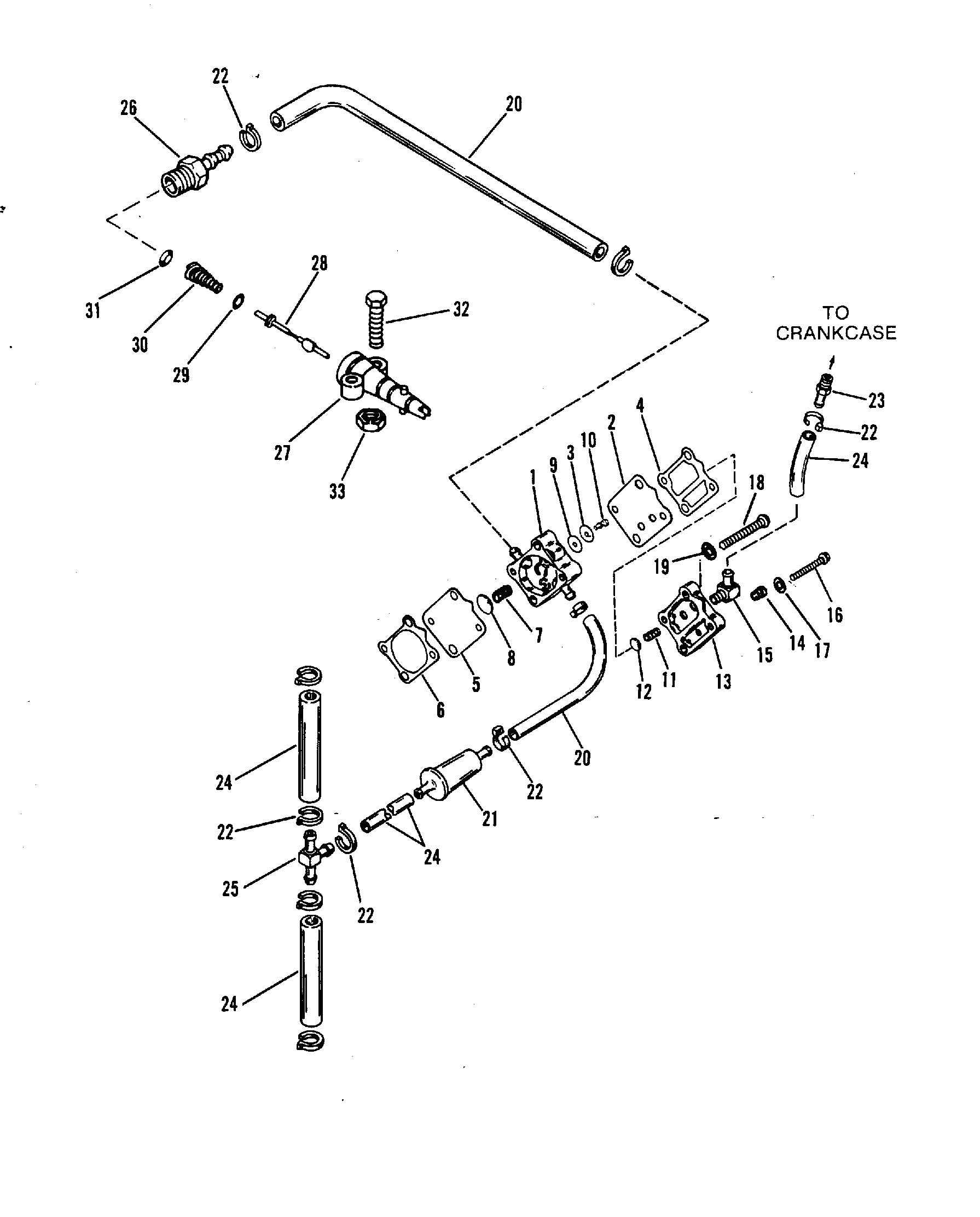FUEL PUMP AND FUEL LINES(SQUARE FUEL PUMP)