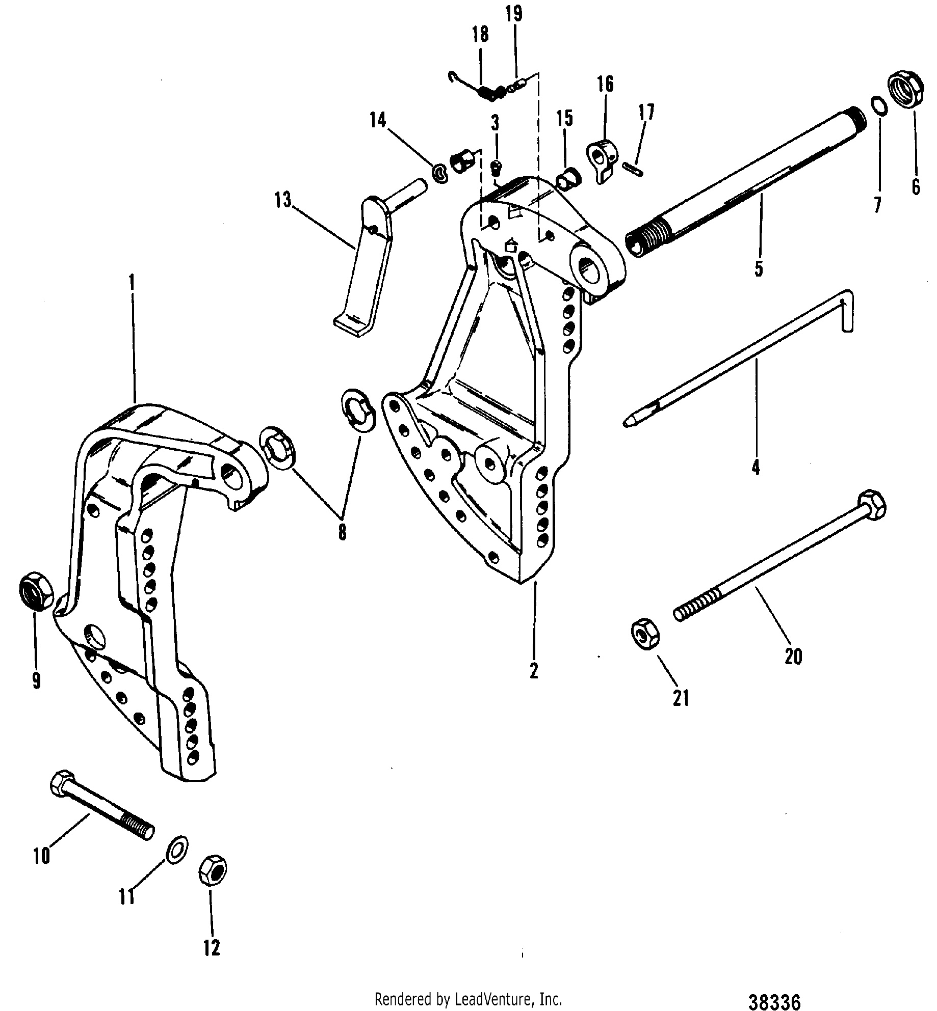 TRANSOM BRACKET