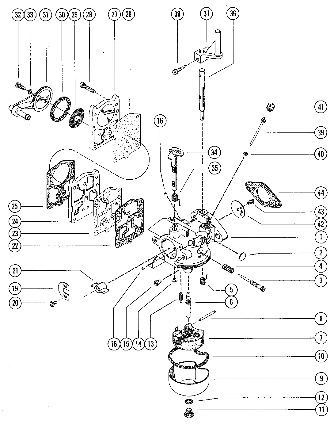 CARBURETOR ASSEMBLY, COMPLETE