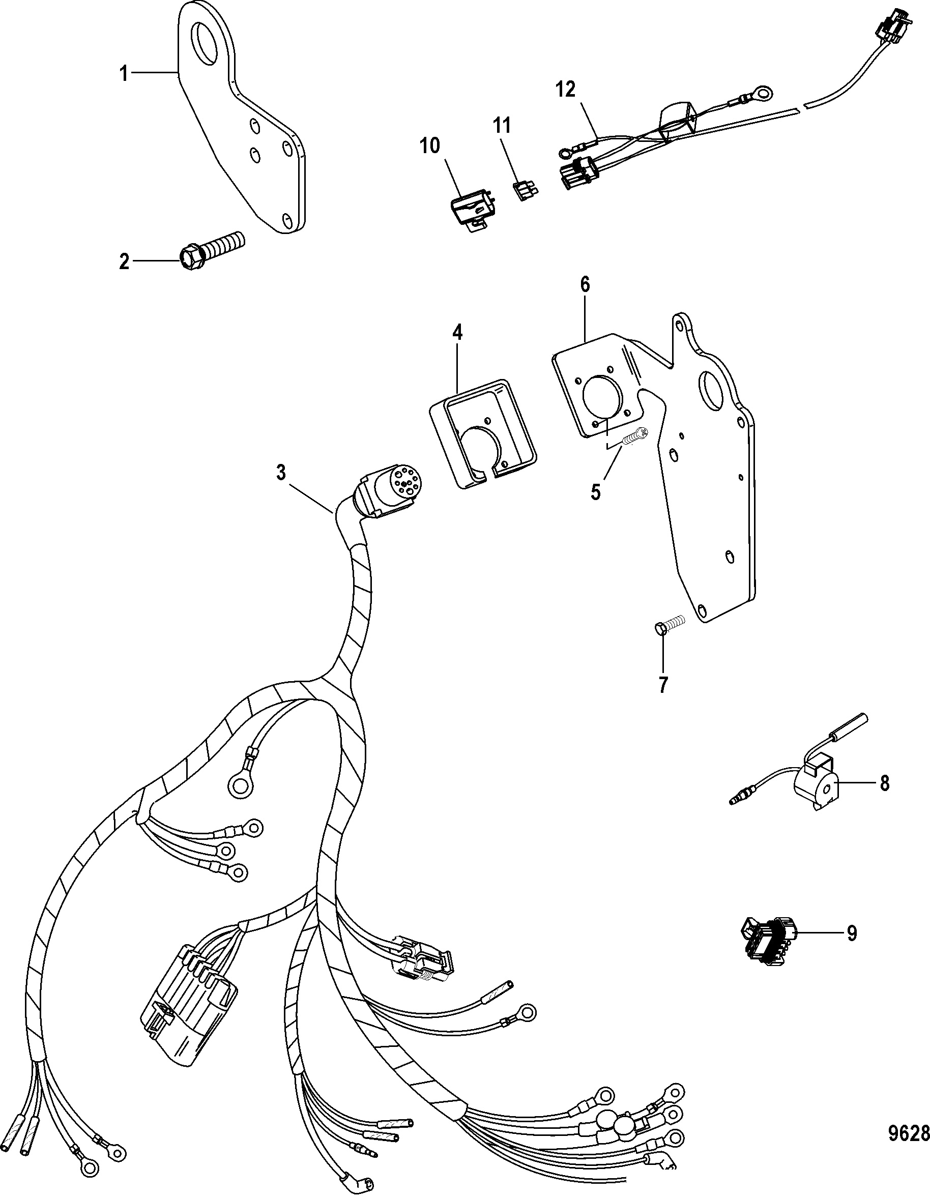 Lifting Brackets and Wiring Harness