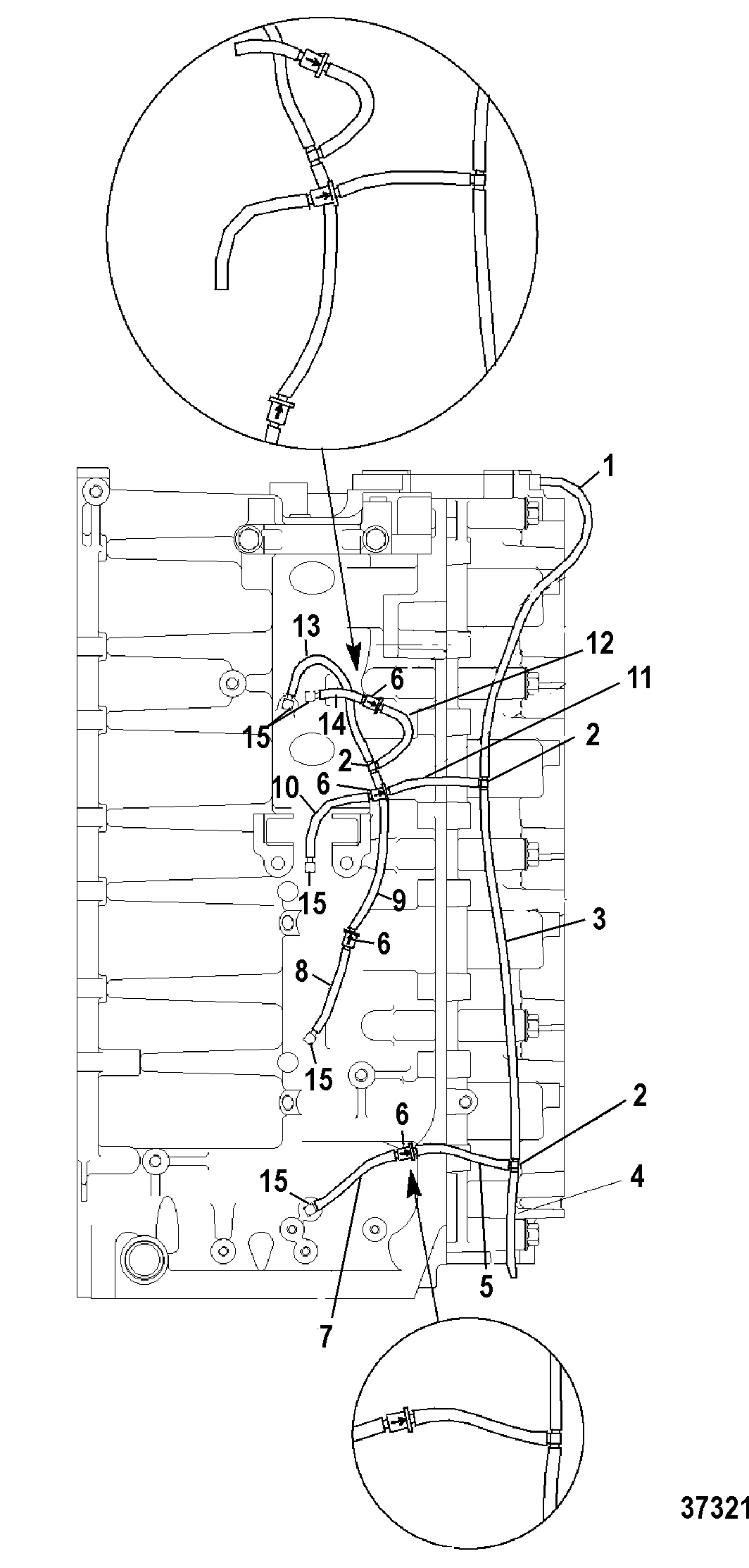 BLEED SYSTEM , S #-USA-0G301751 BEL-9885505 AND UP