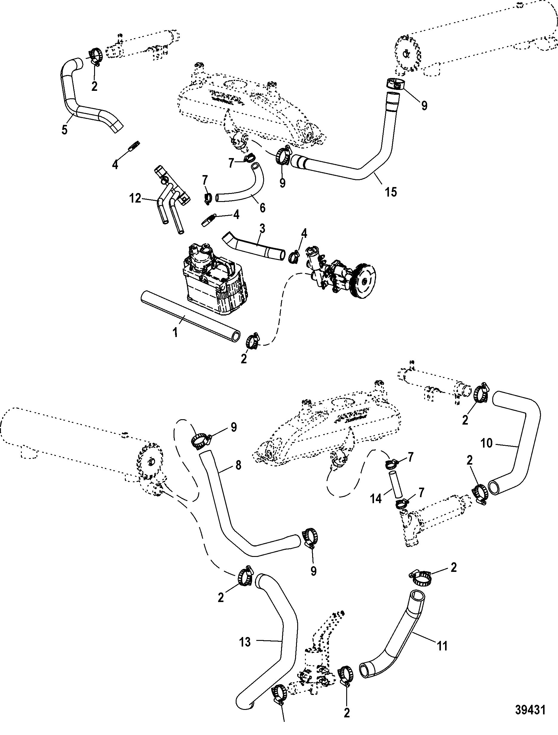 Cooling System-Raw, 1A350433-1A380018, 1A380210-1A380318