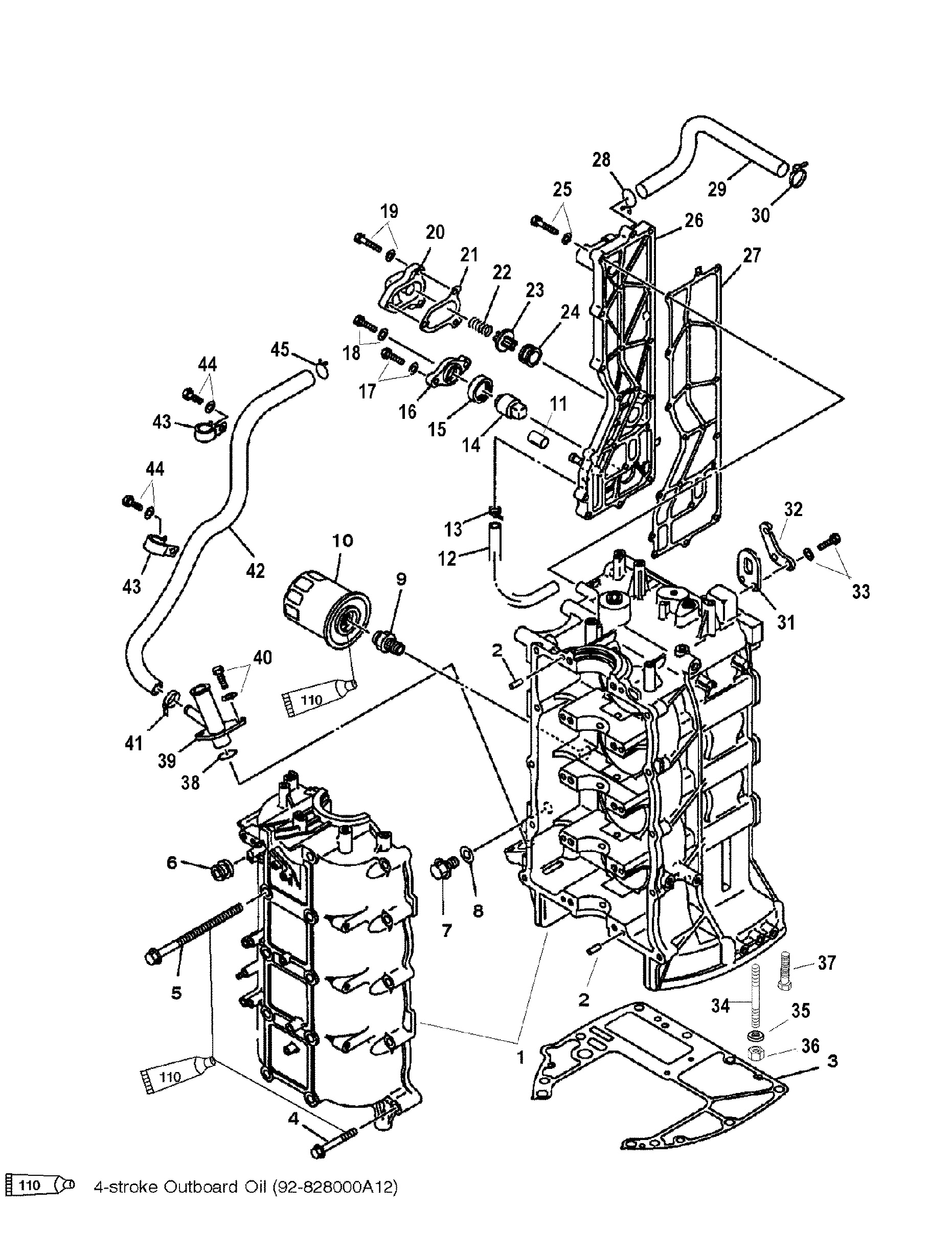 Cylinder Block and Crankcase