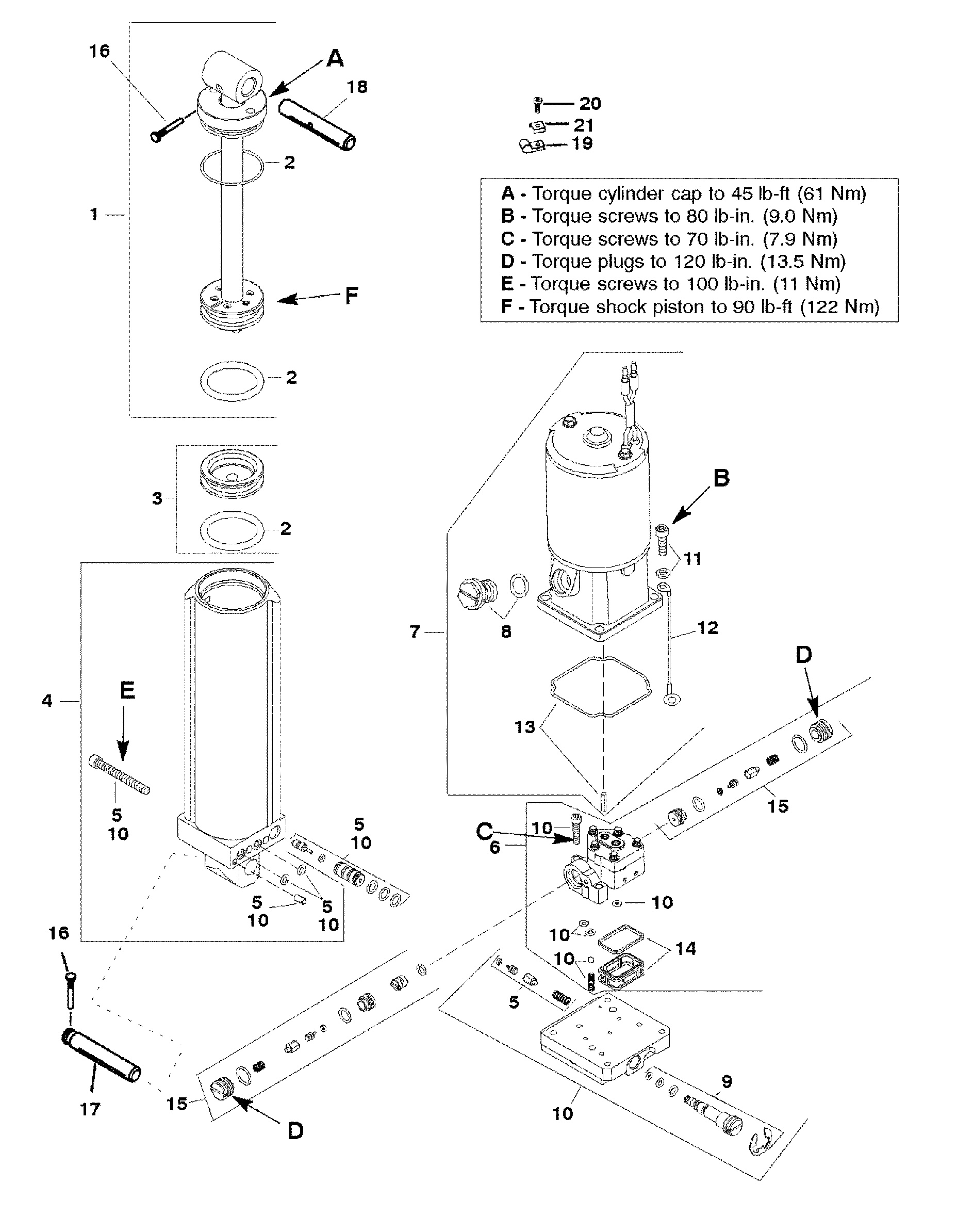 Componenti del Power Trim