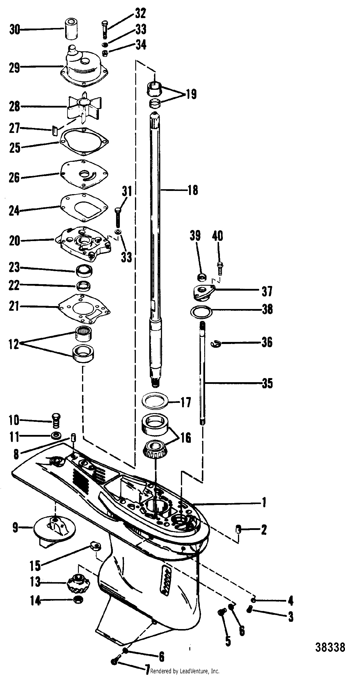 GEAR HOUSING(DRIVESHAFT)