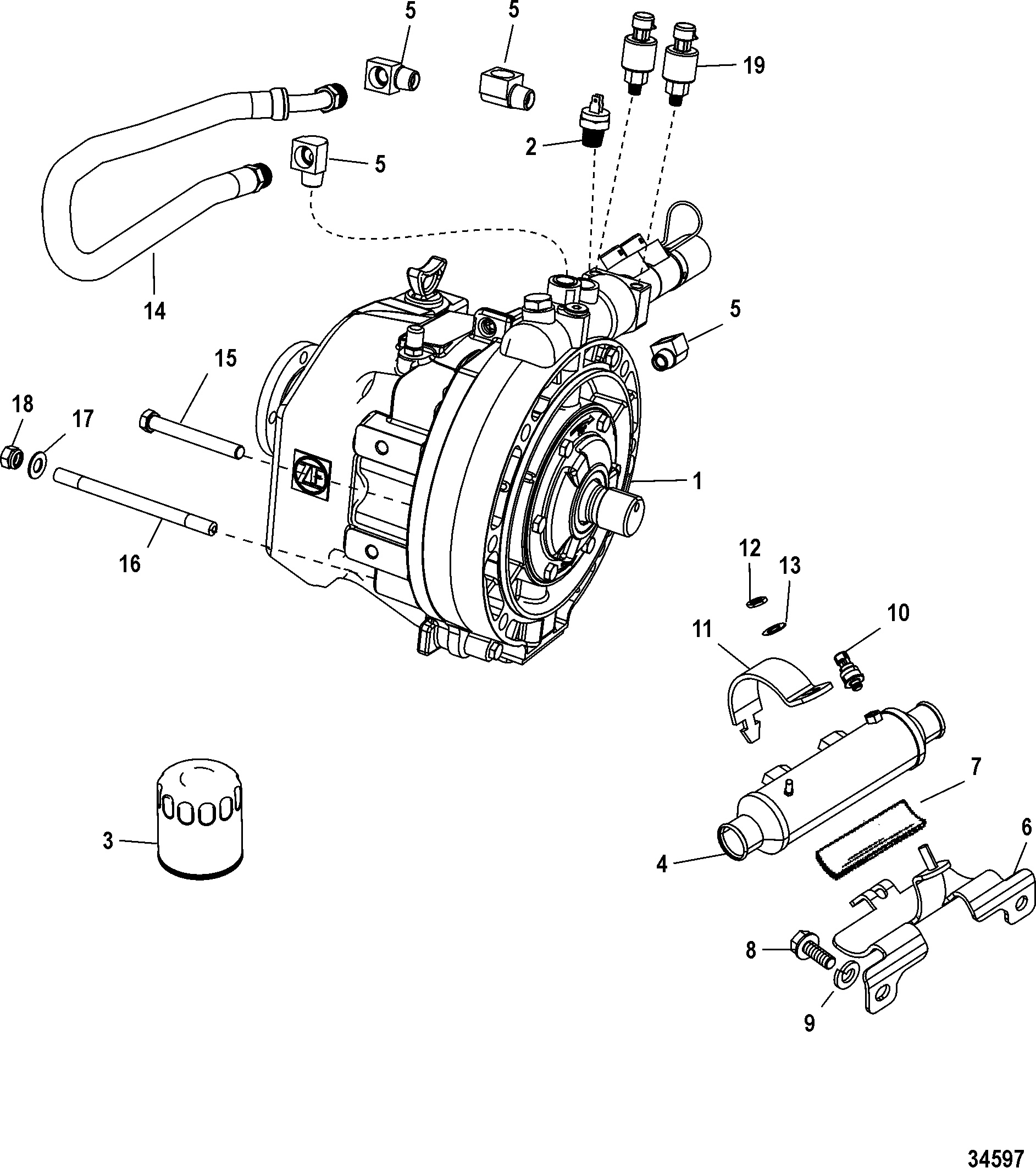 Transmission And Related Parts(ZF - 63C)