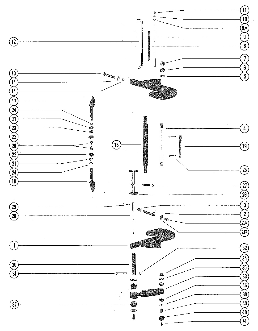 CLAMP BRACKET AND REVERSE LOCK