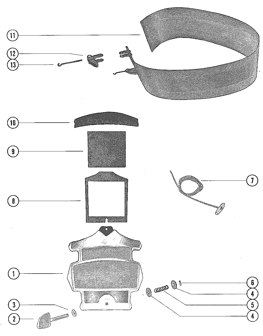CARÉNAGE ET COUVERCLE AVANT