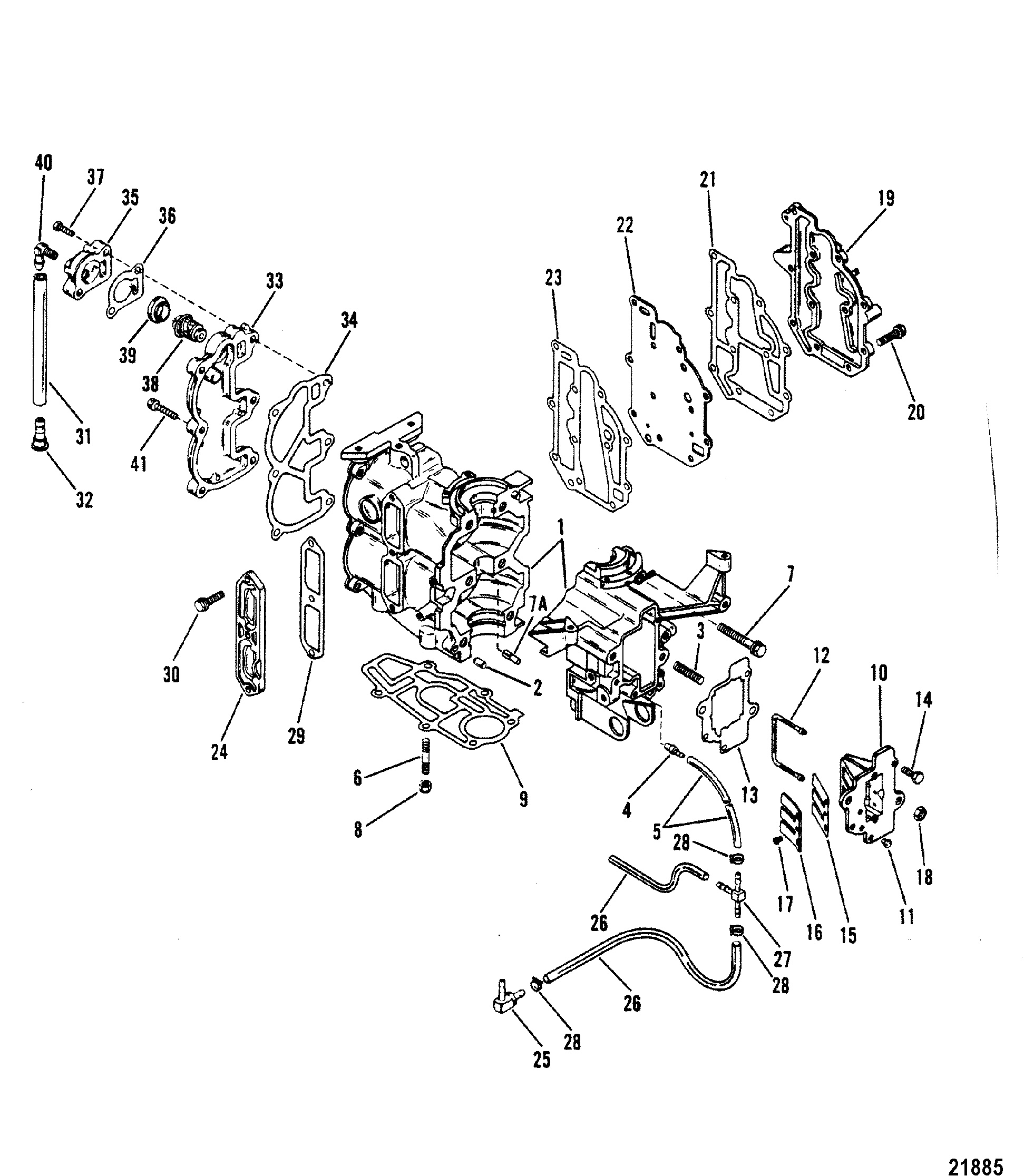 CYLINDER BLOCK AND COVERS