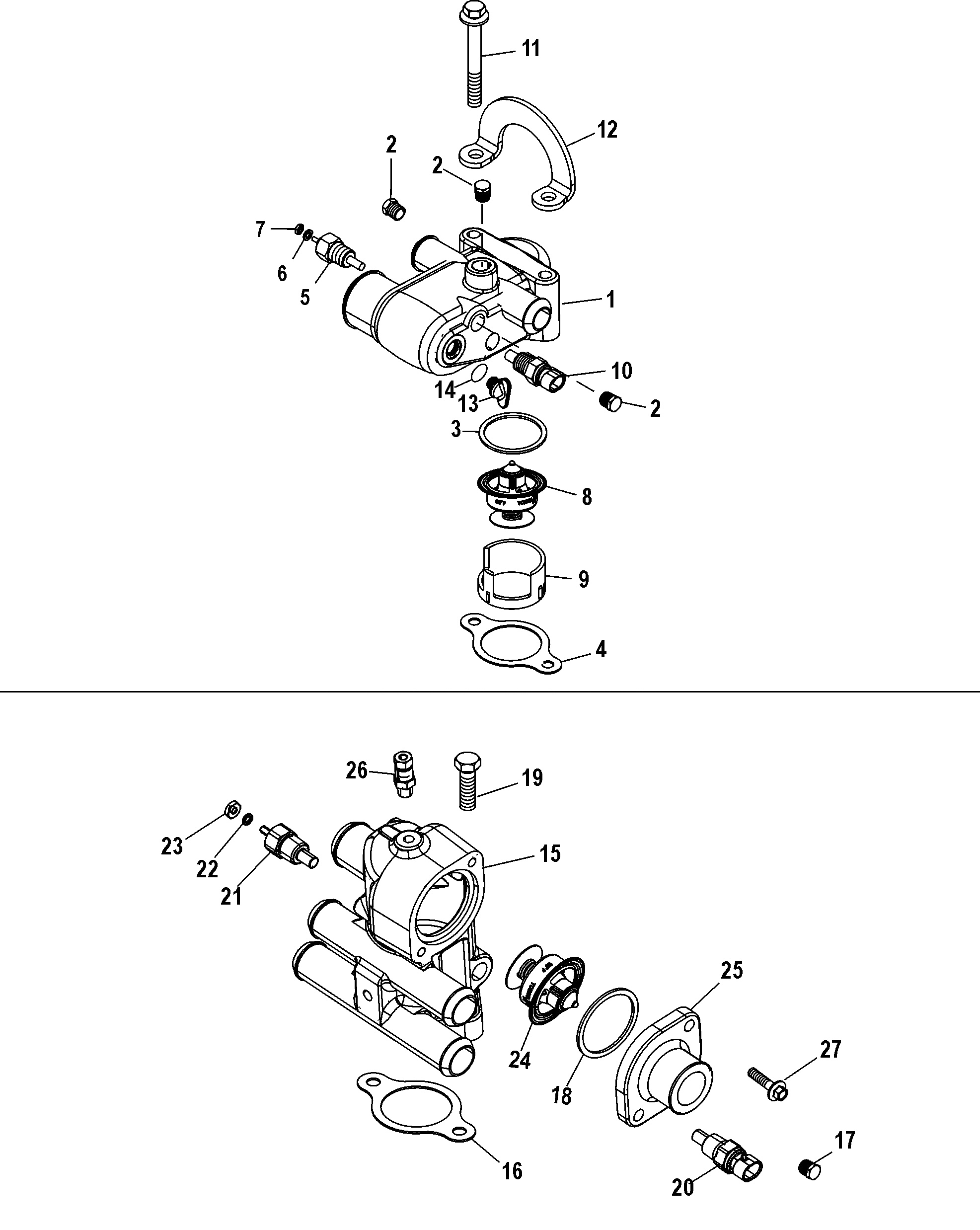 Thermostat and Housing