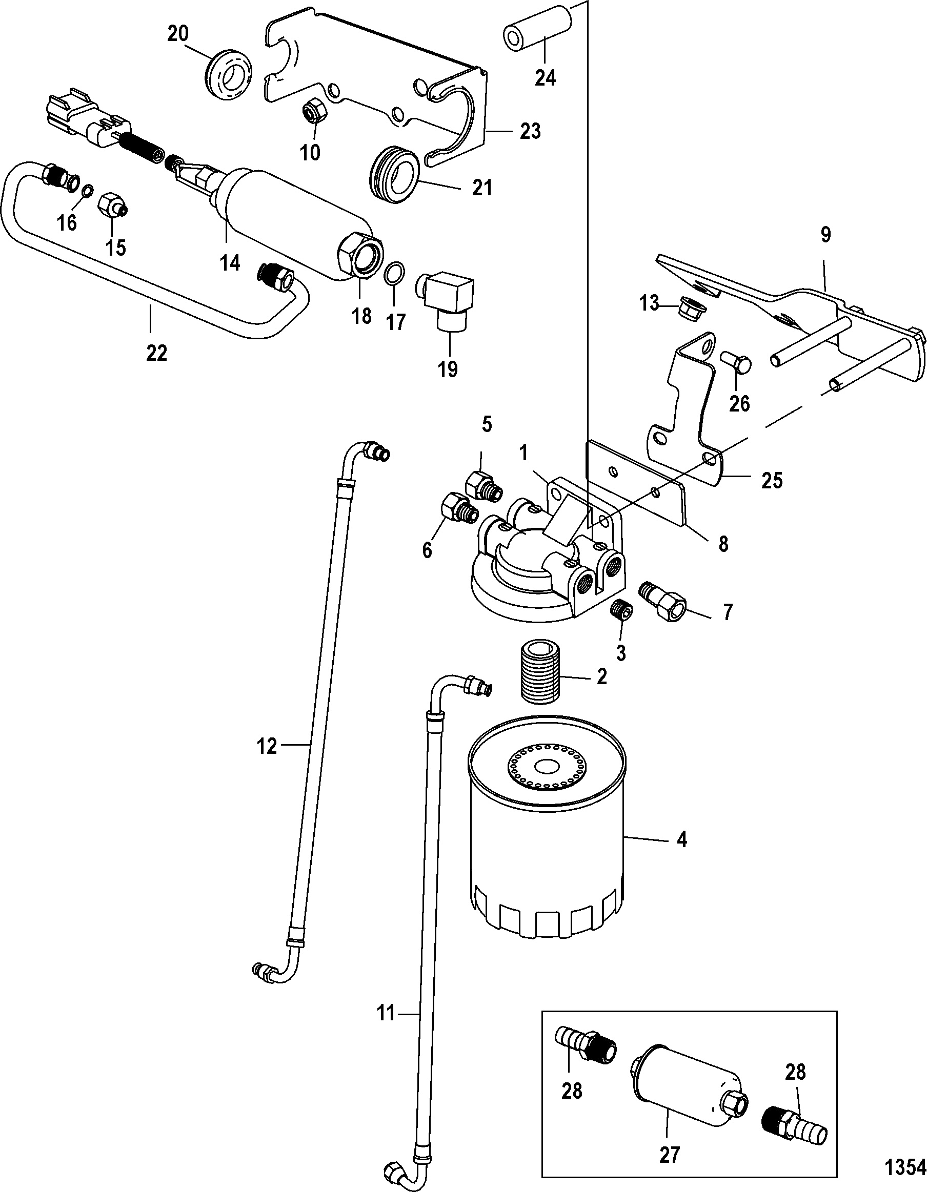 Fuel Filter And Boost Pump
