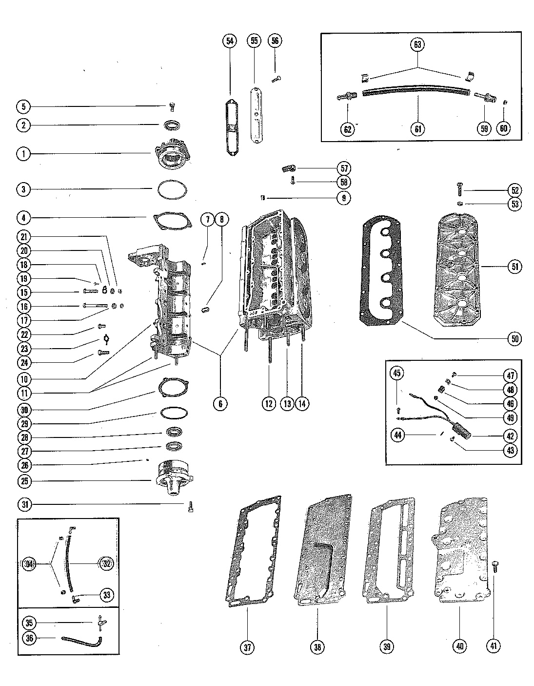 CYLINDER BLOCK AND CRANKCASE ASSEMBLY