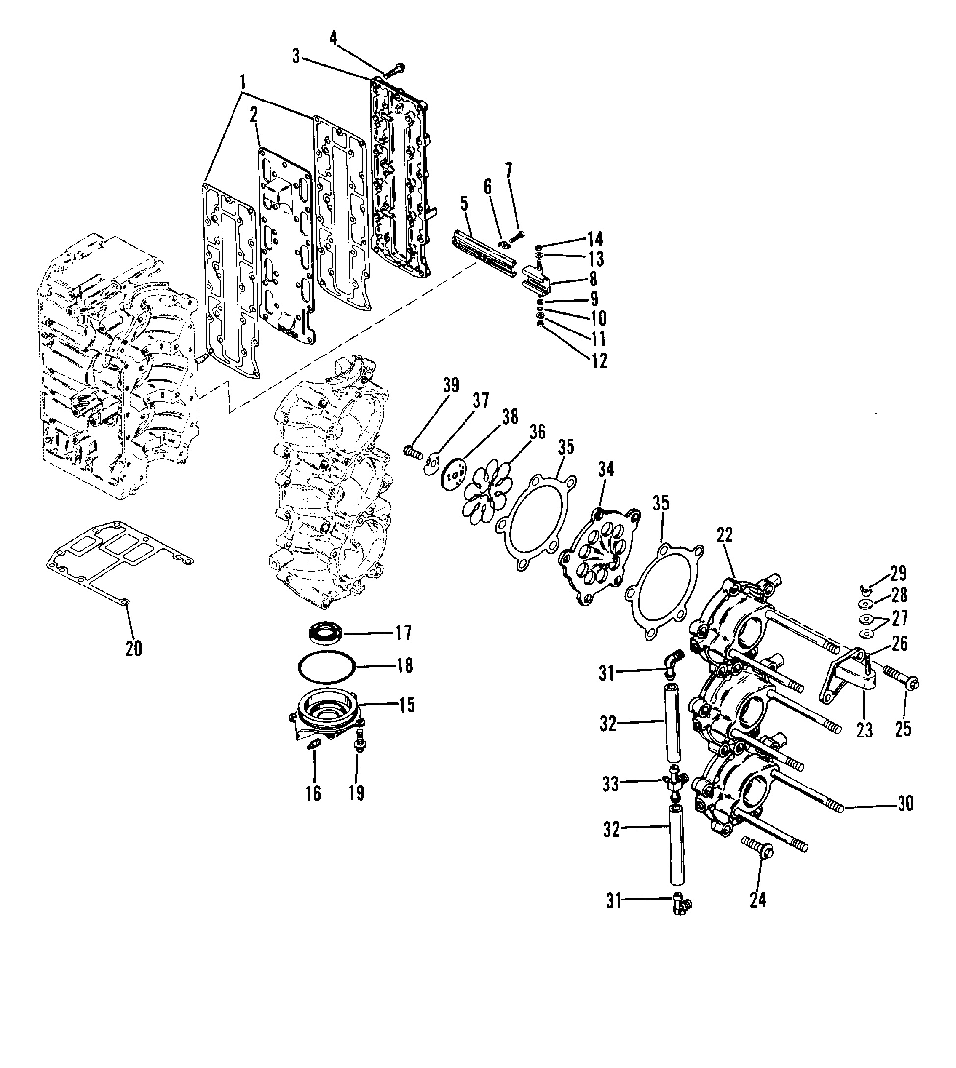 Induction Manifold and Reed Block