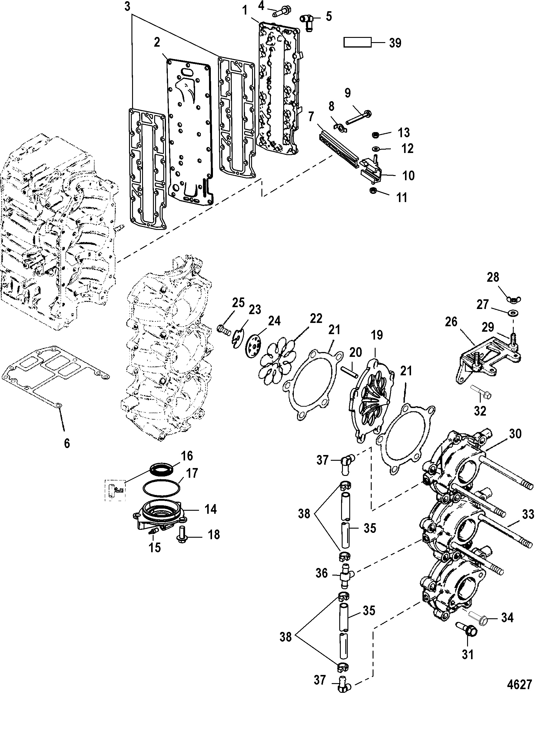 Induction Manifold and Reed Block
