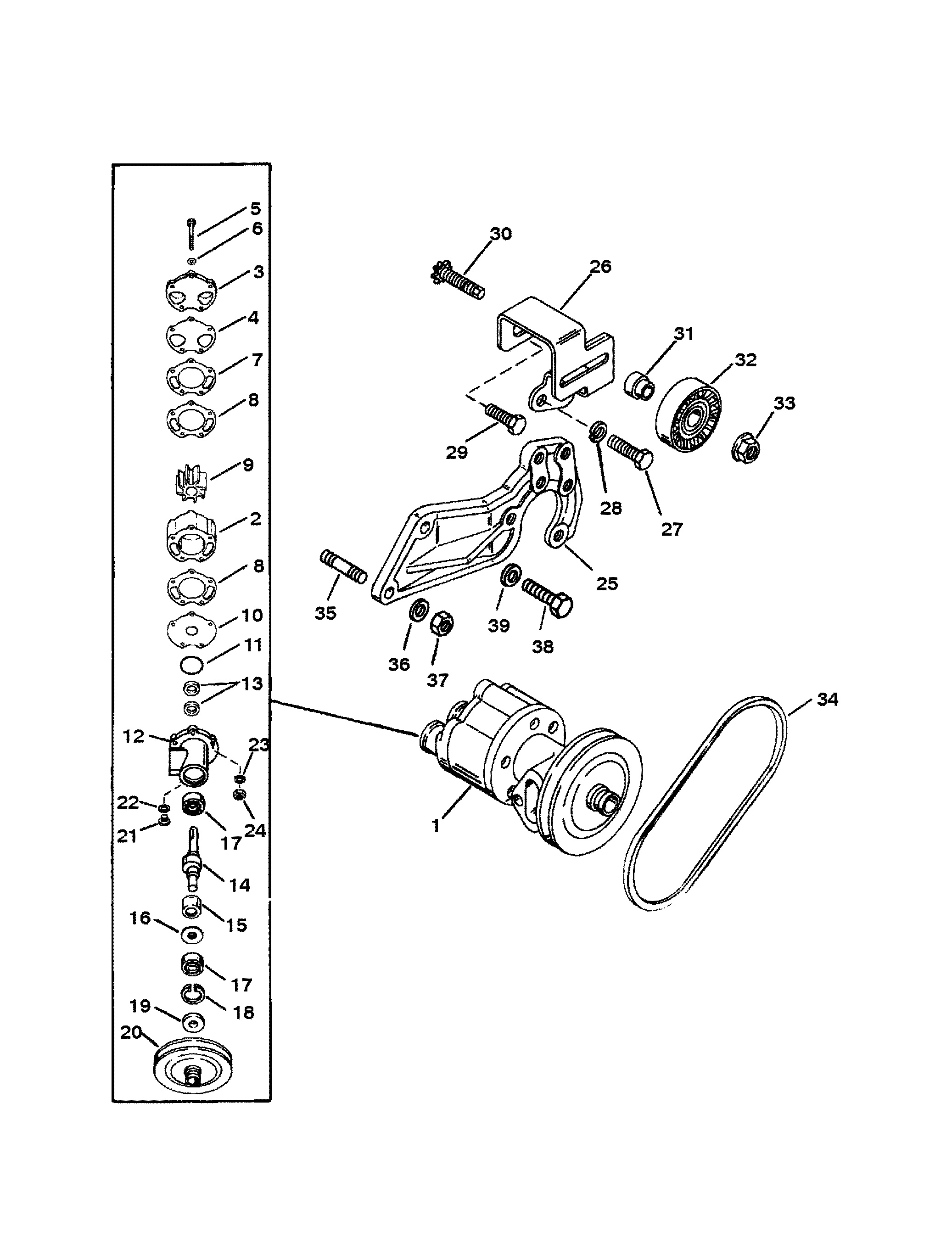 SEA WATER PUMP (DESIGN I)