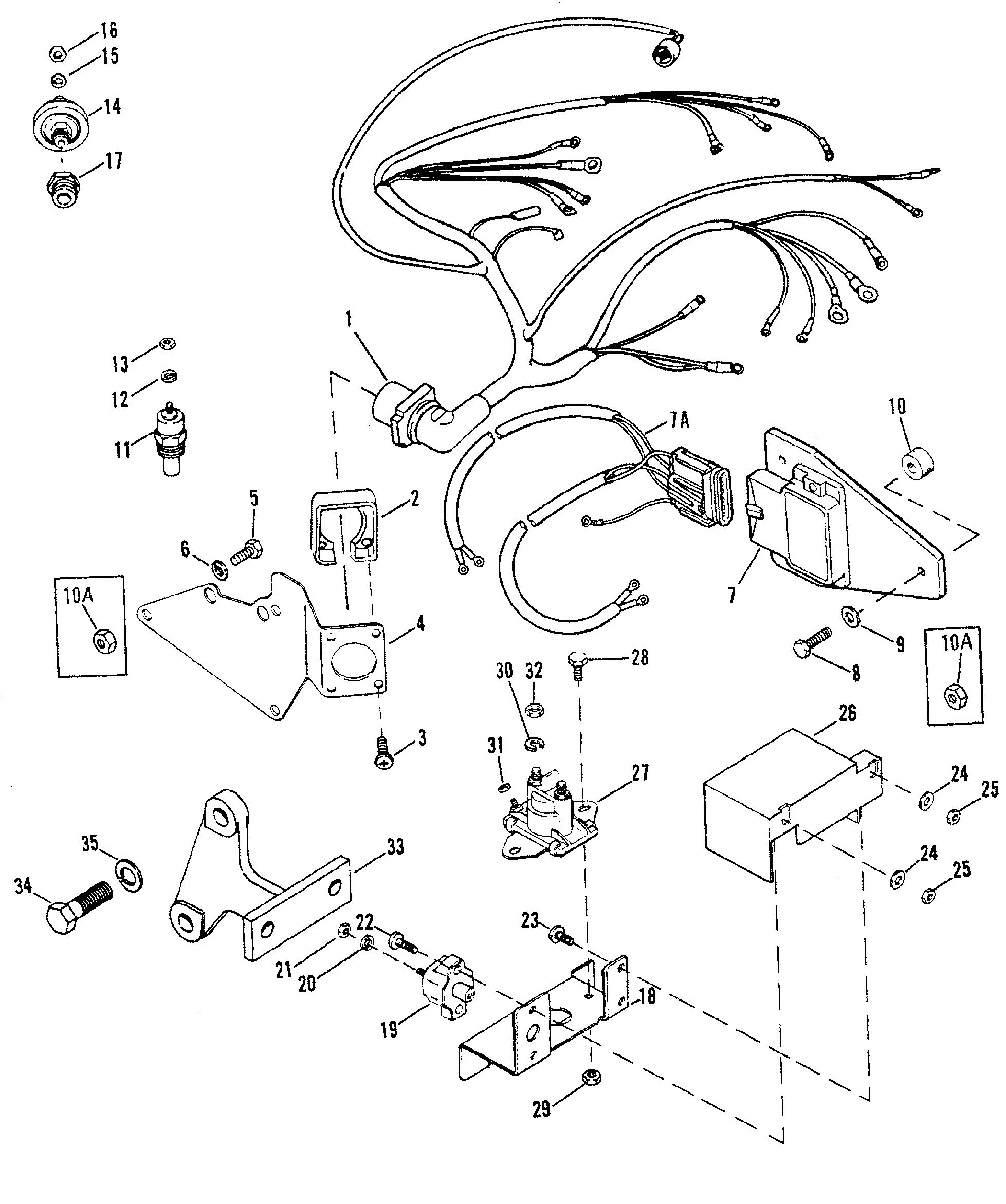 Wiring Harness, Electrical and Ignition