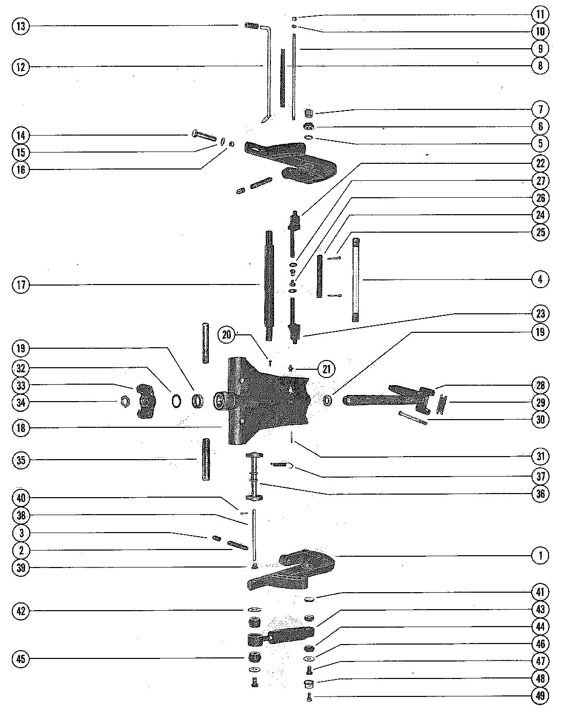 CLAMP AND SWIVEL BRACKET ASSEMBLY (G2)