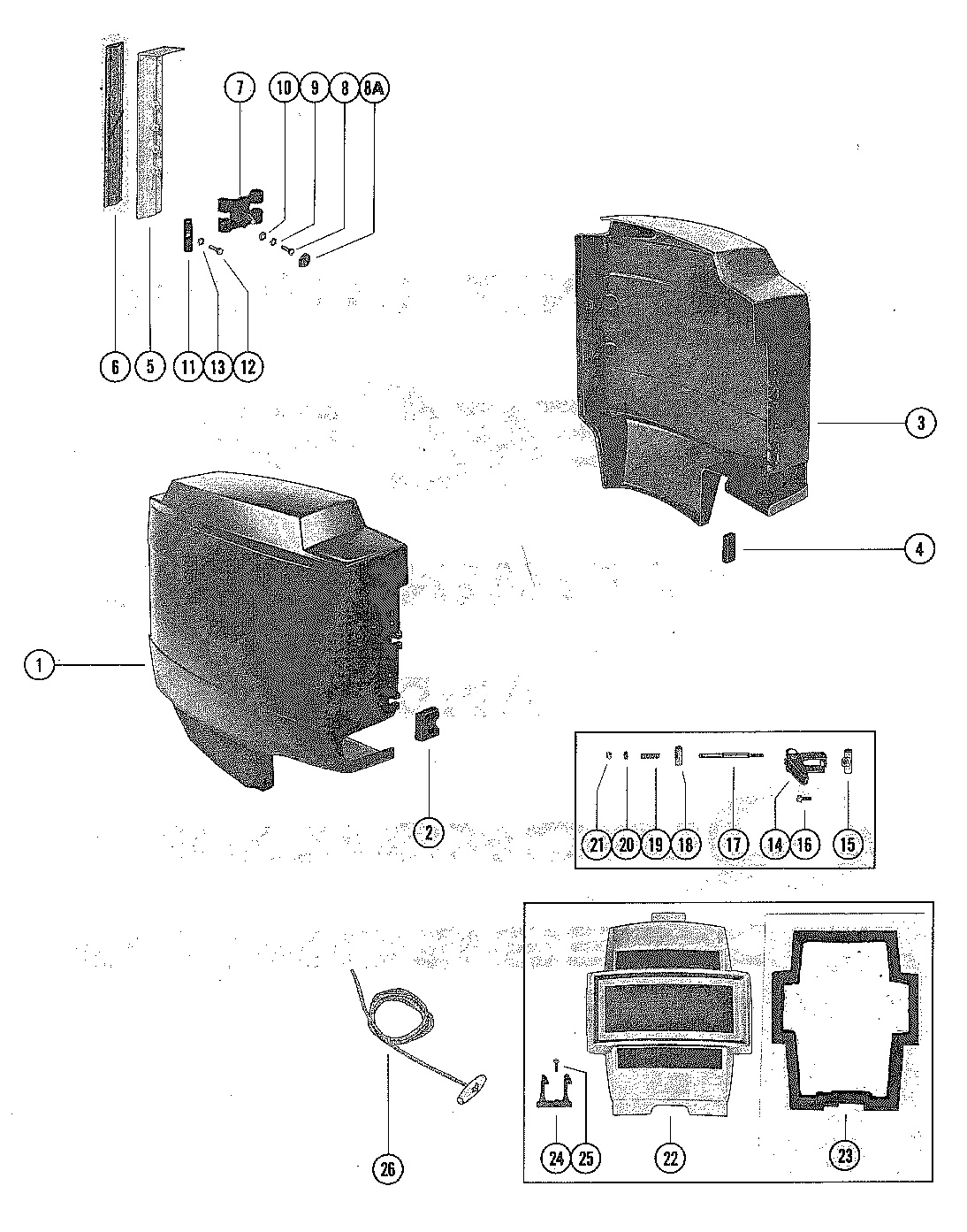 COWLING AND FRONT COVER
