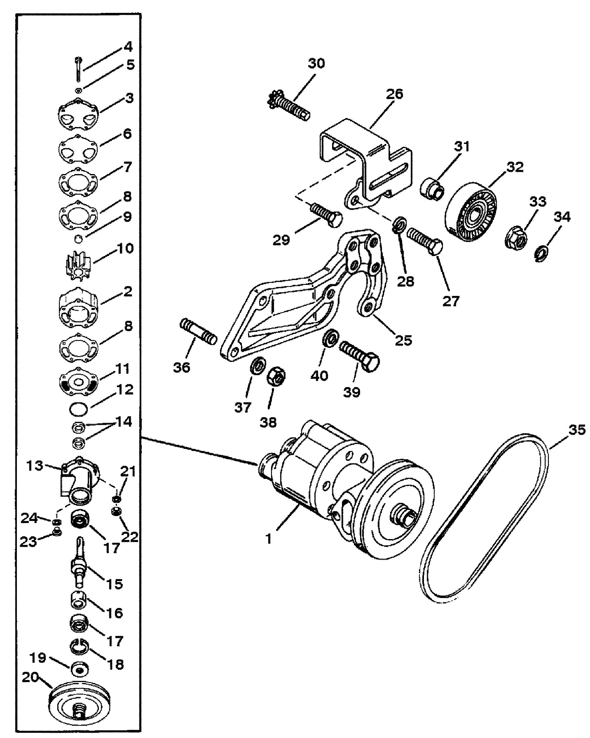 SEA WATER PUMP