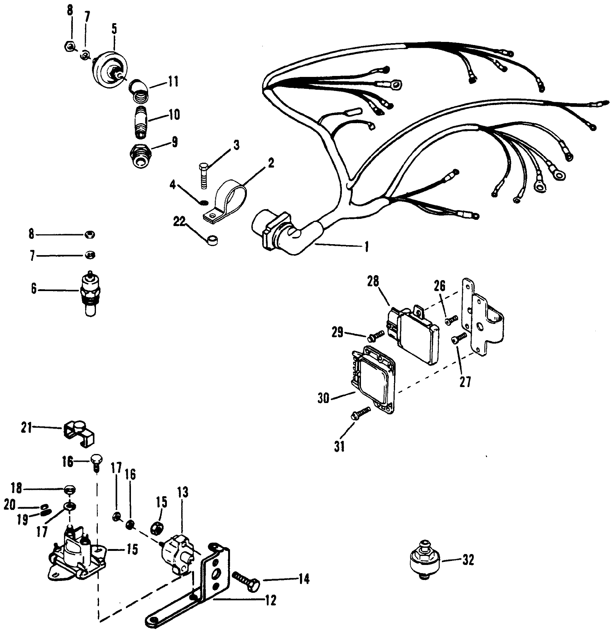 WIRING HARNESS & ELECTRICAL COMPONENTS(THUNDERBOLT V IGN.)