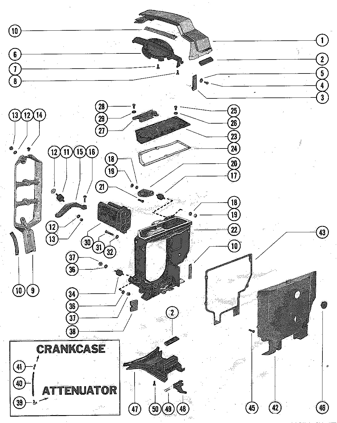 COWL SUPPORT BRACKETS