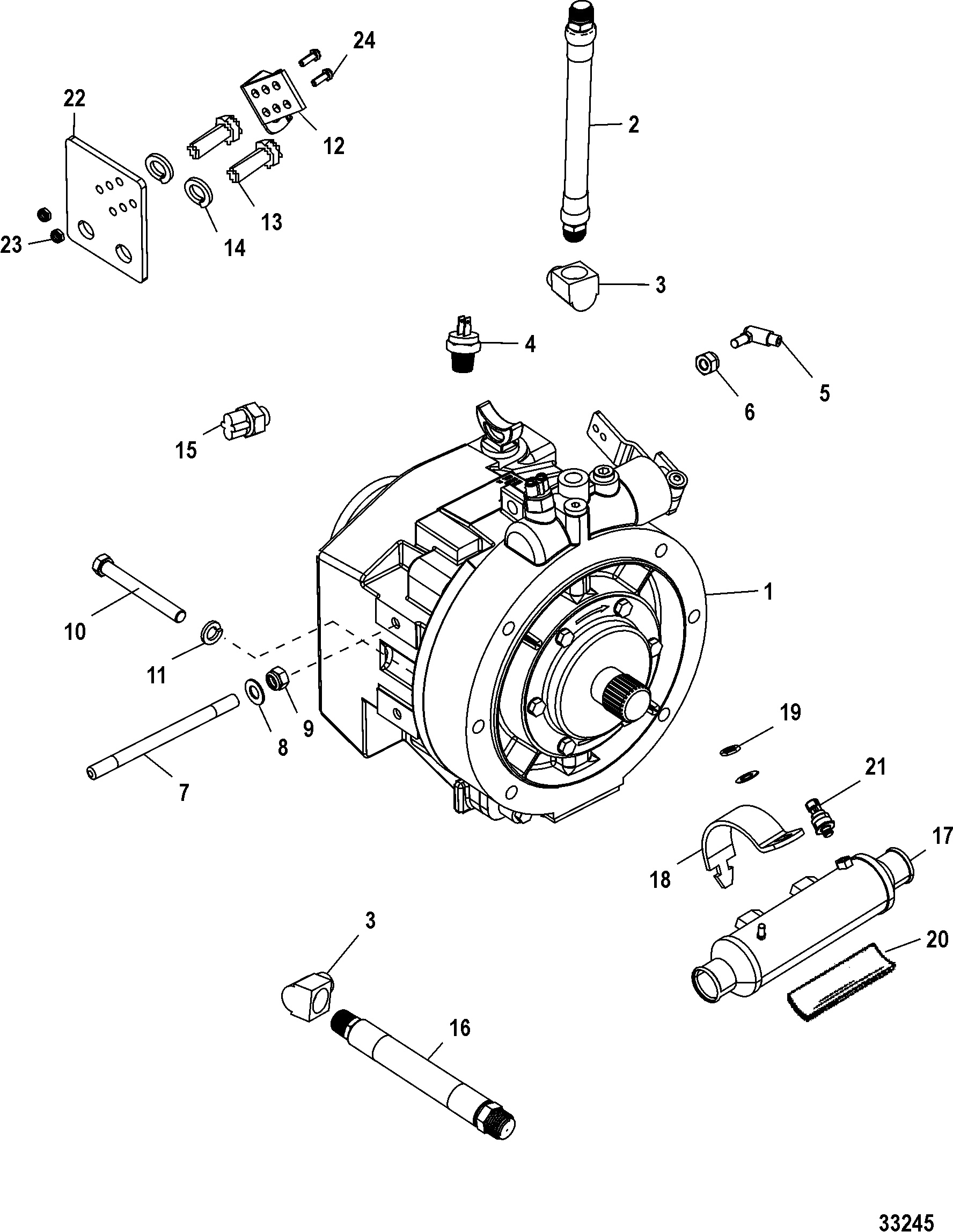 Transmission and Related Parts(ZF - 45C)