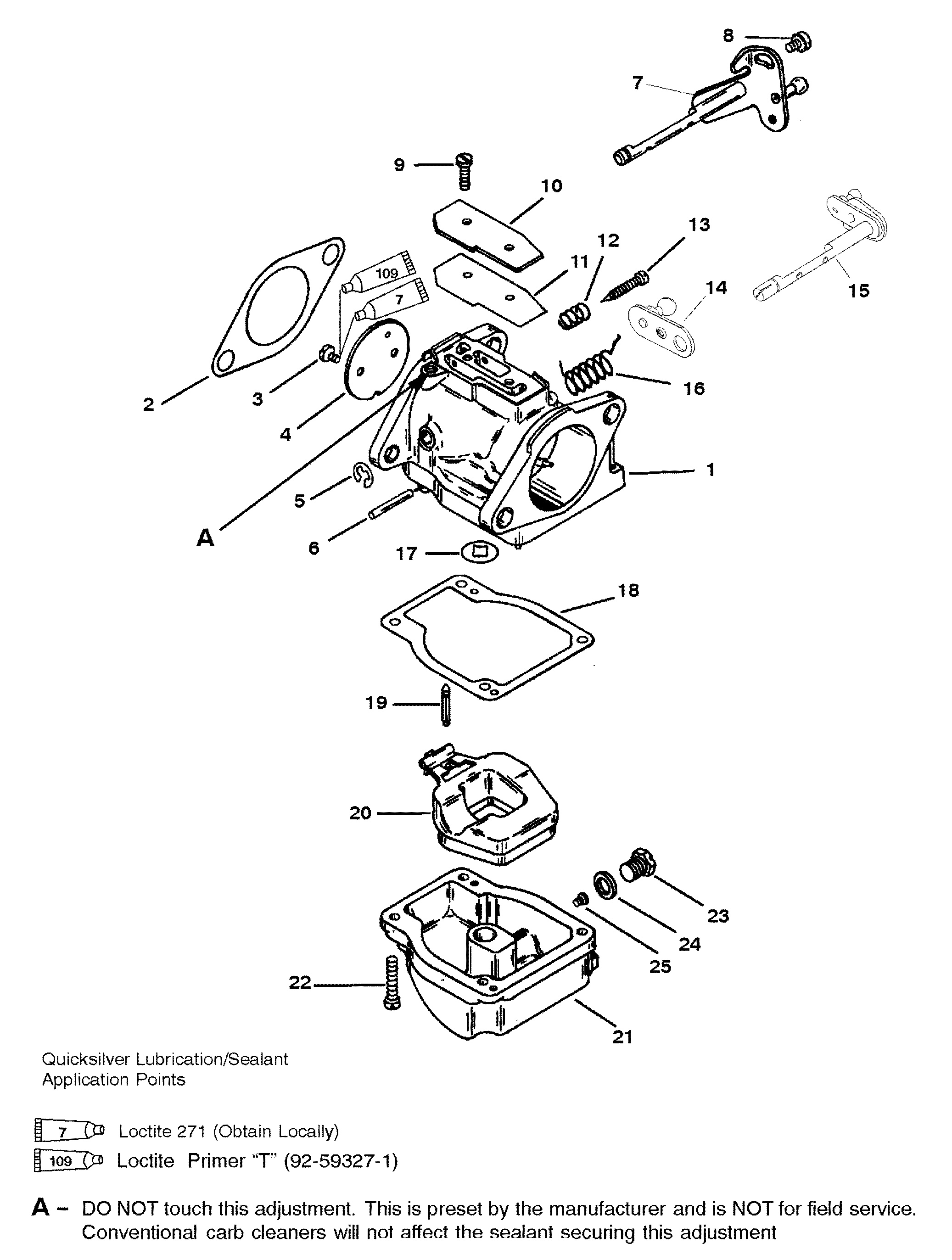 CARBURATEUR (WME-59 60 61 62 75 76 77 78)