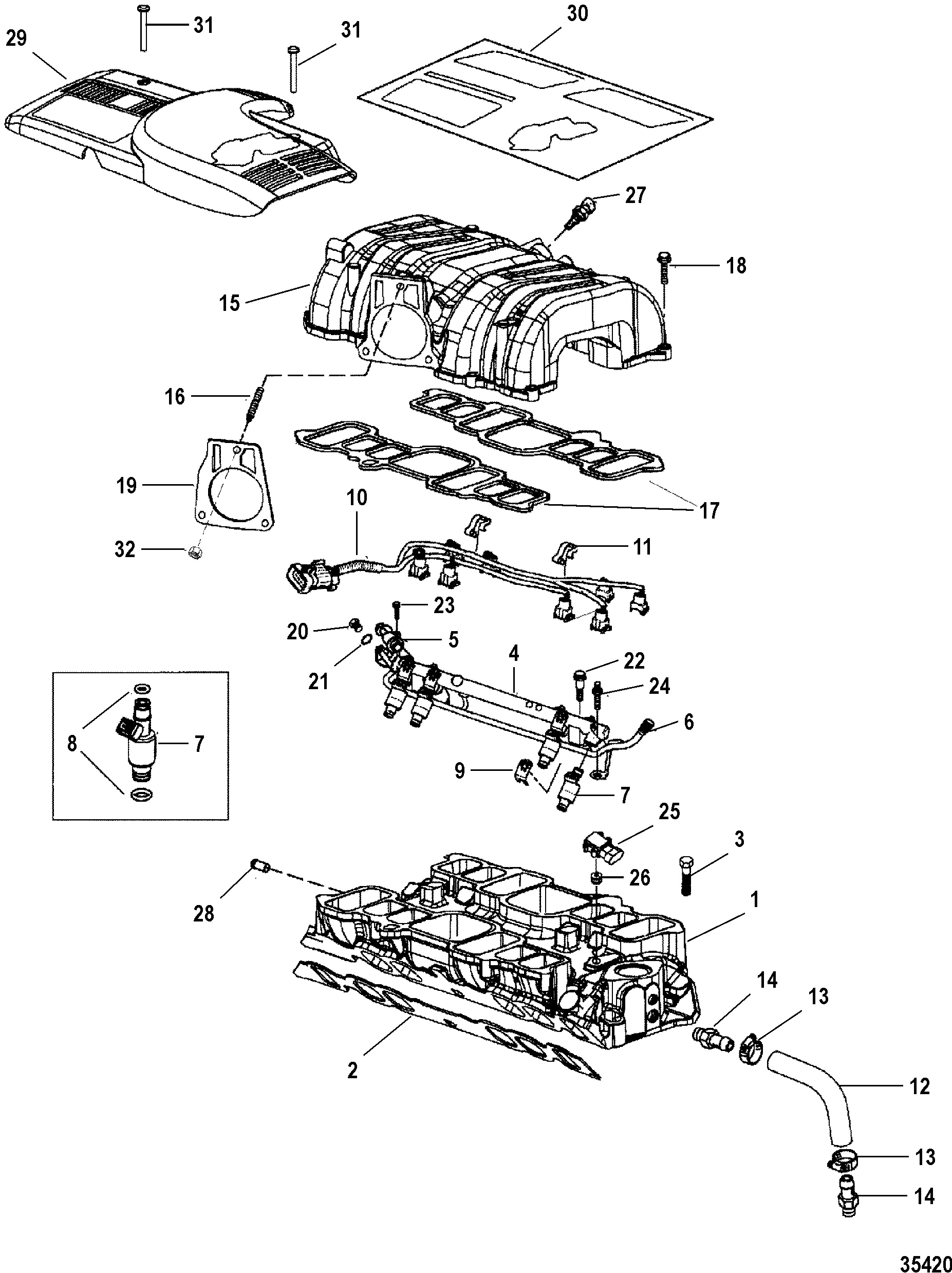 INTAKE MANIFOLD AND INTAKE PLENUM