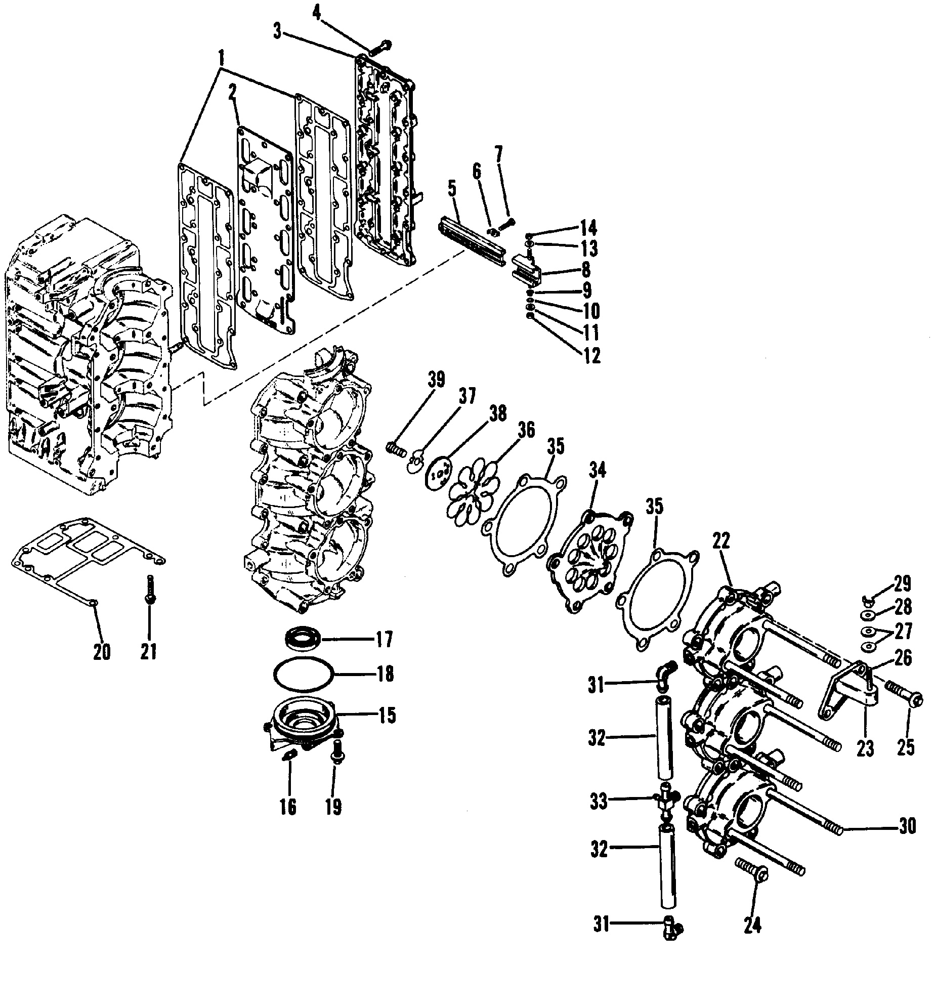 INDUCTION MANIFOLD AND REED BLOCK