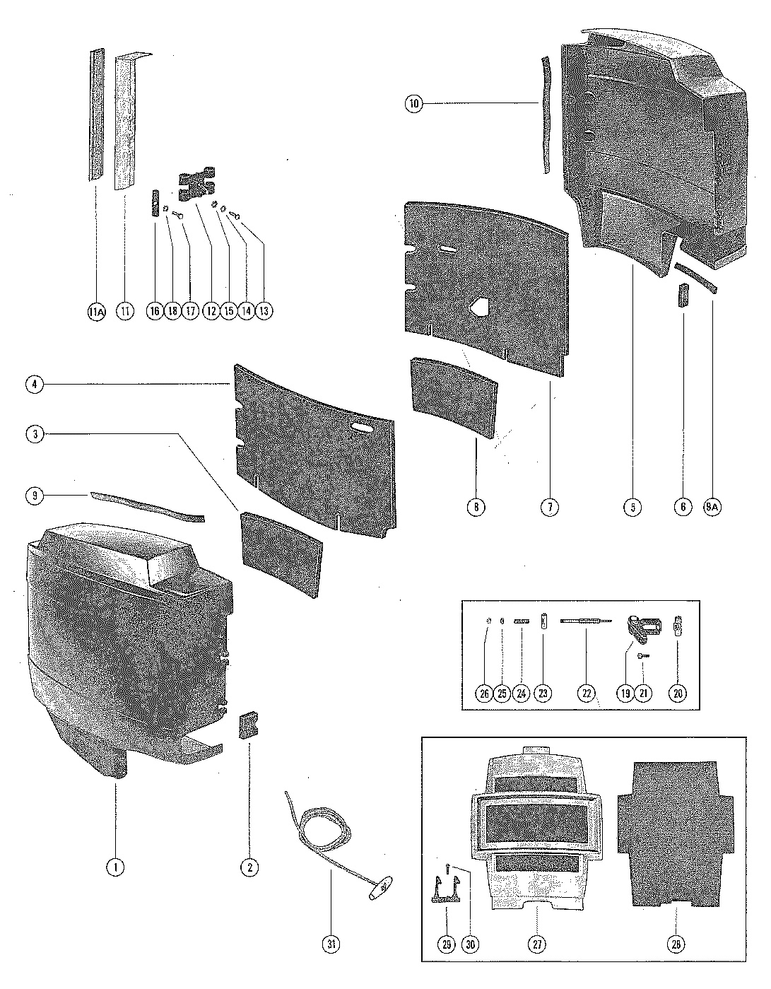 COWLING AND FRONT COVER