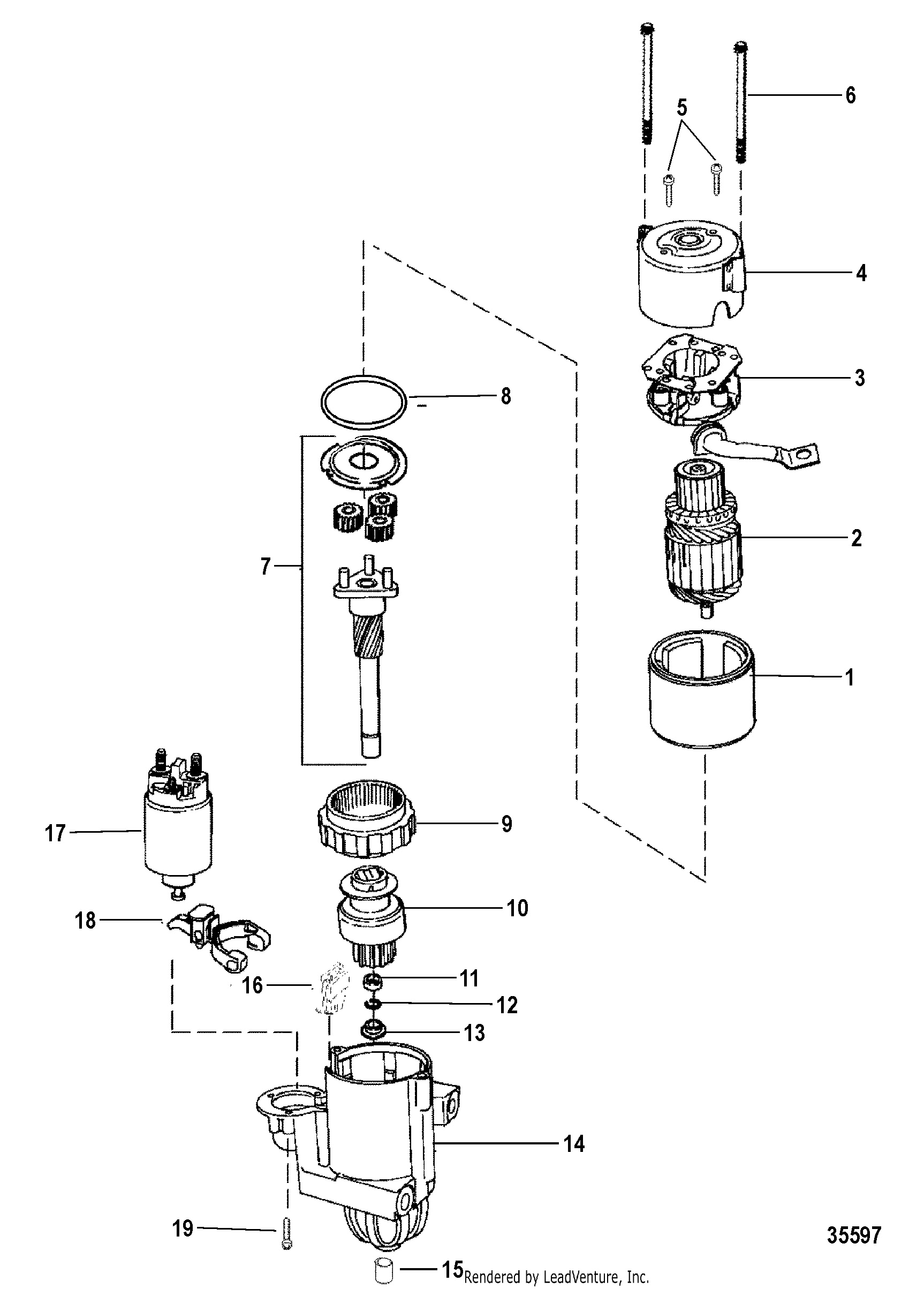 MOTOR DE ARRANQUE(PG260)