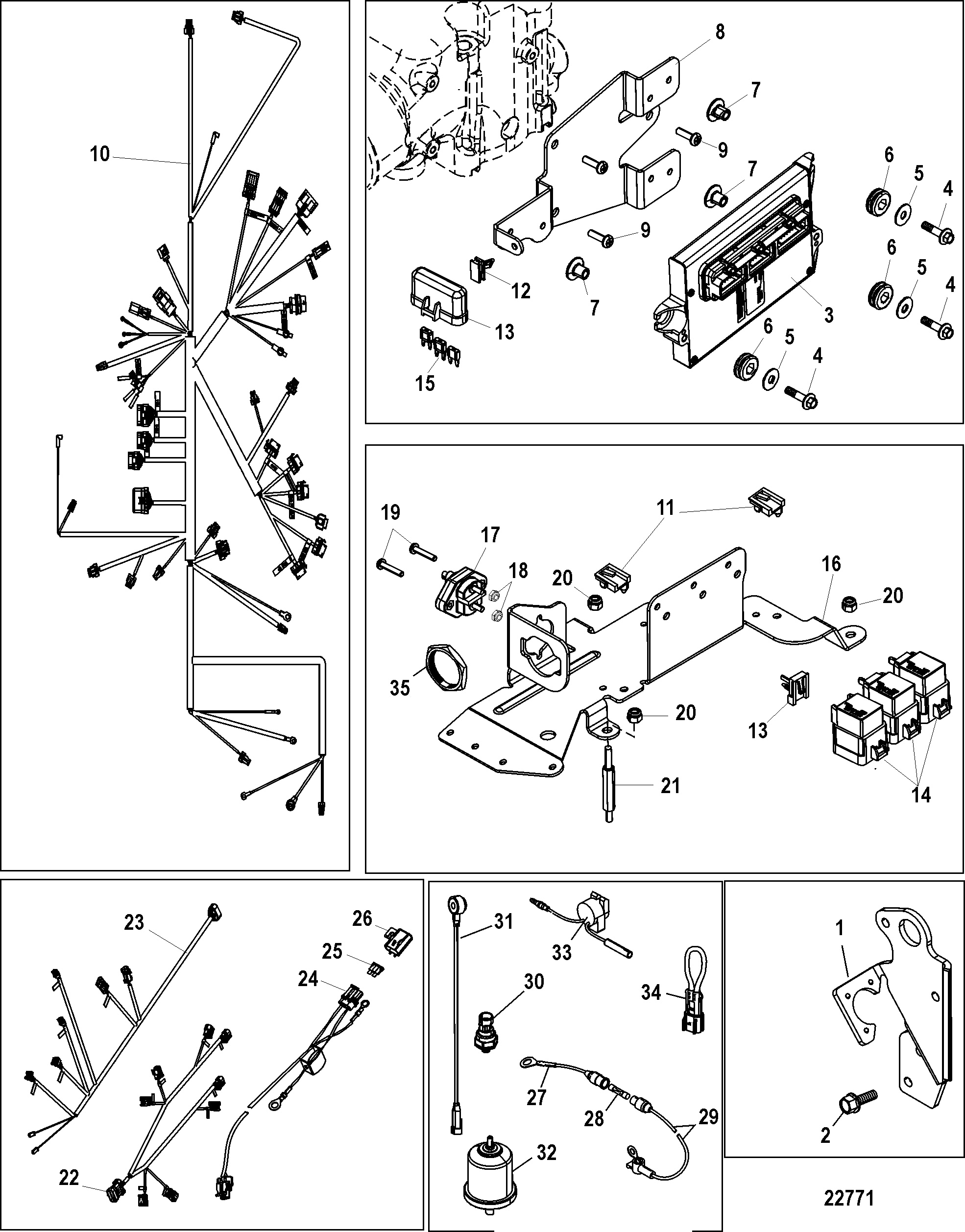 Electrical Components, Digital (SN 1A091826 and Up)