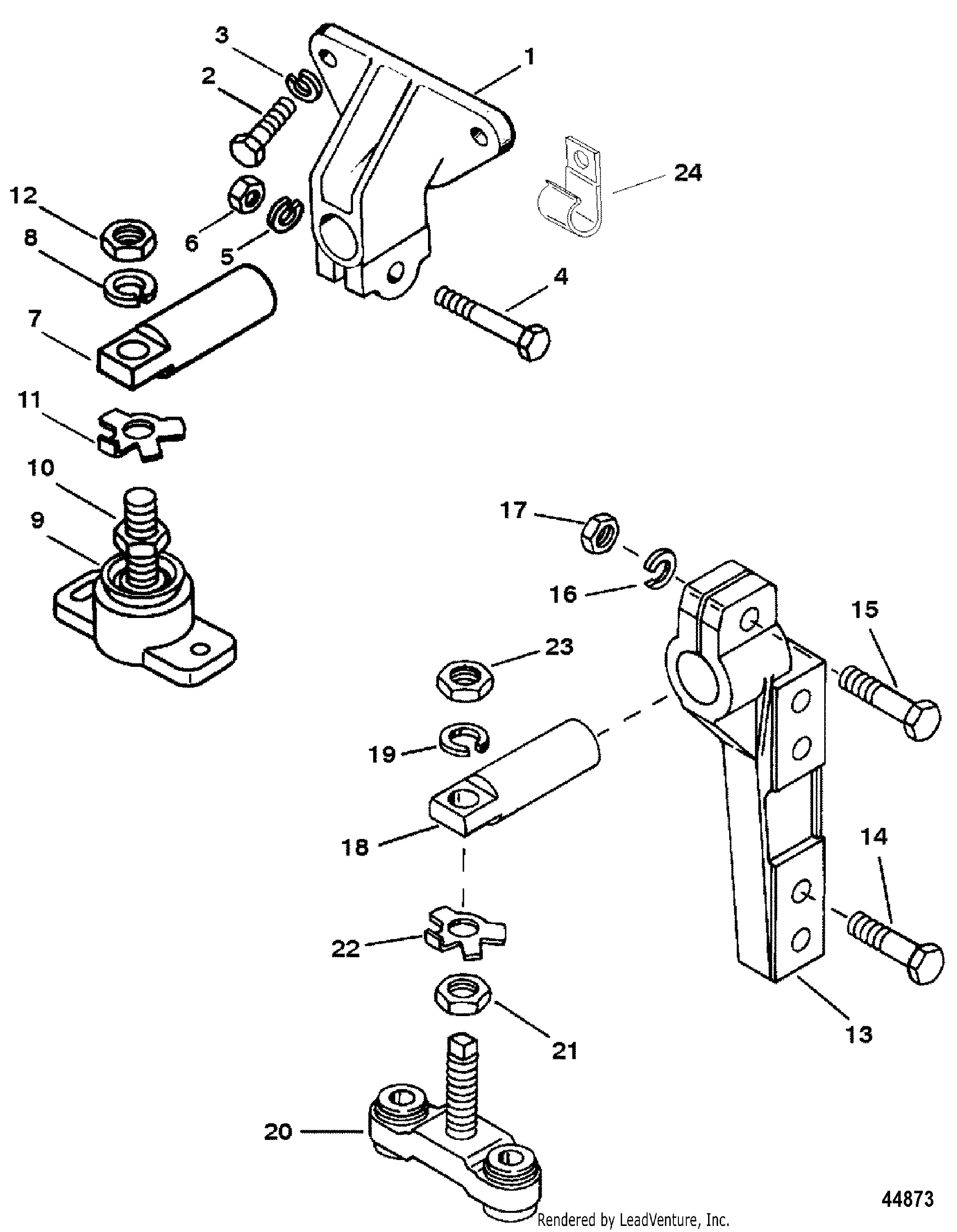 TRANSMISSION AND ENGINE MOUNTING(BORG WARNER 5000)