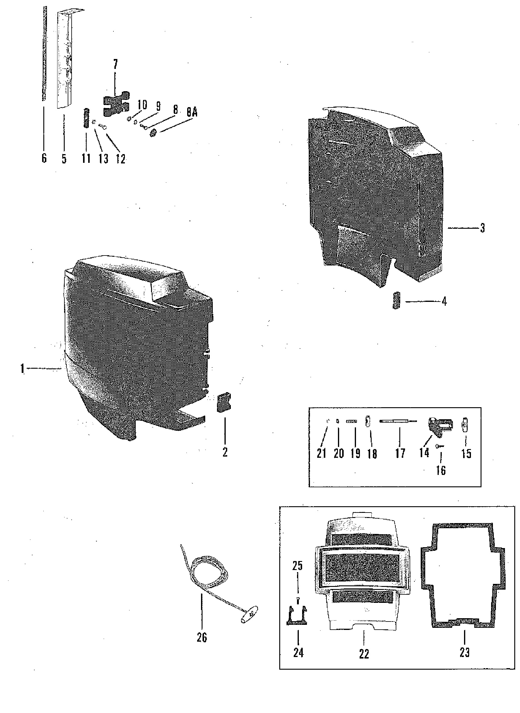 COWLING AND FRONT COVER