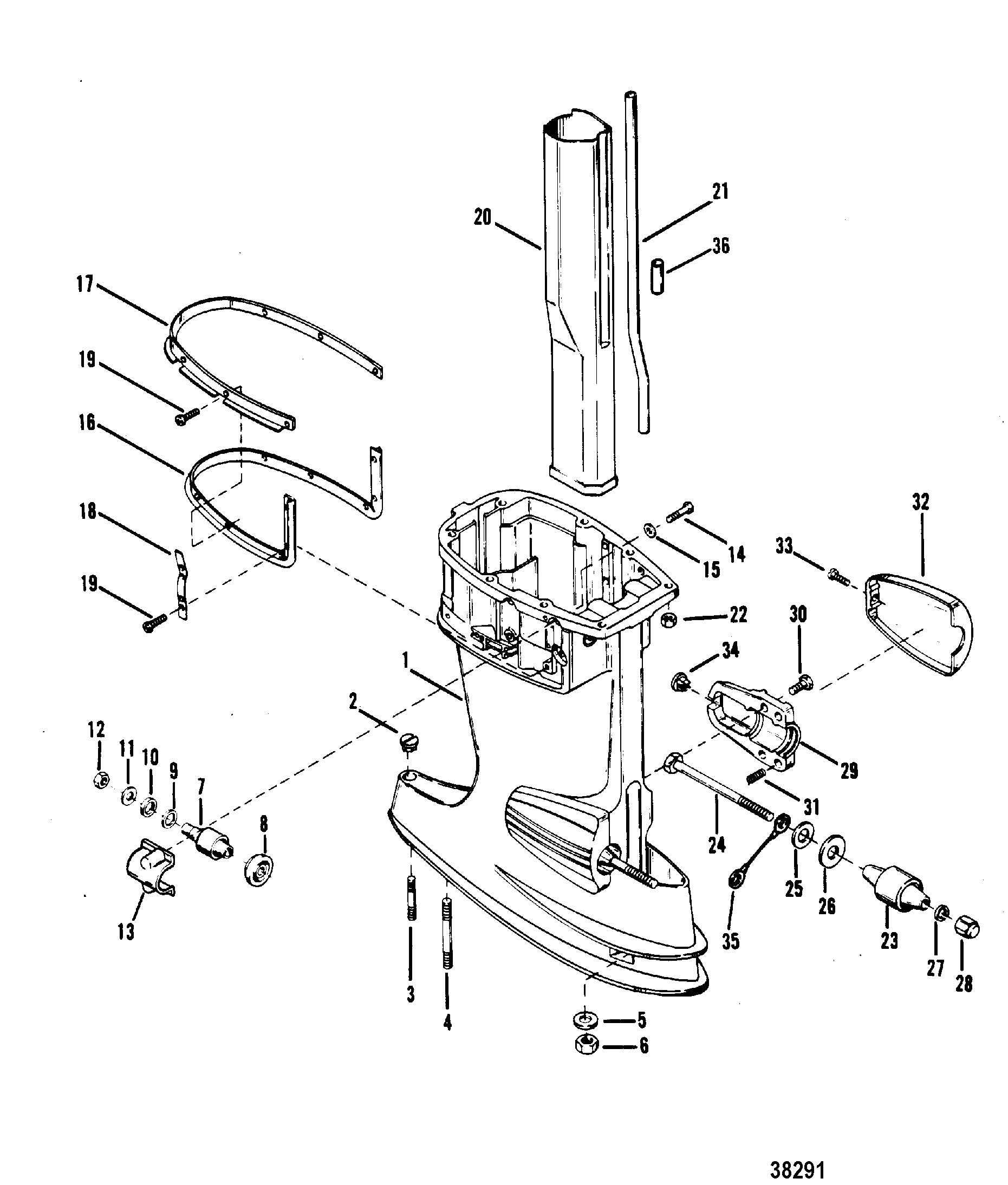 DRIVESHAFT HOUSING ASSEMBLY