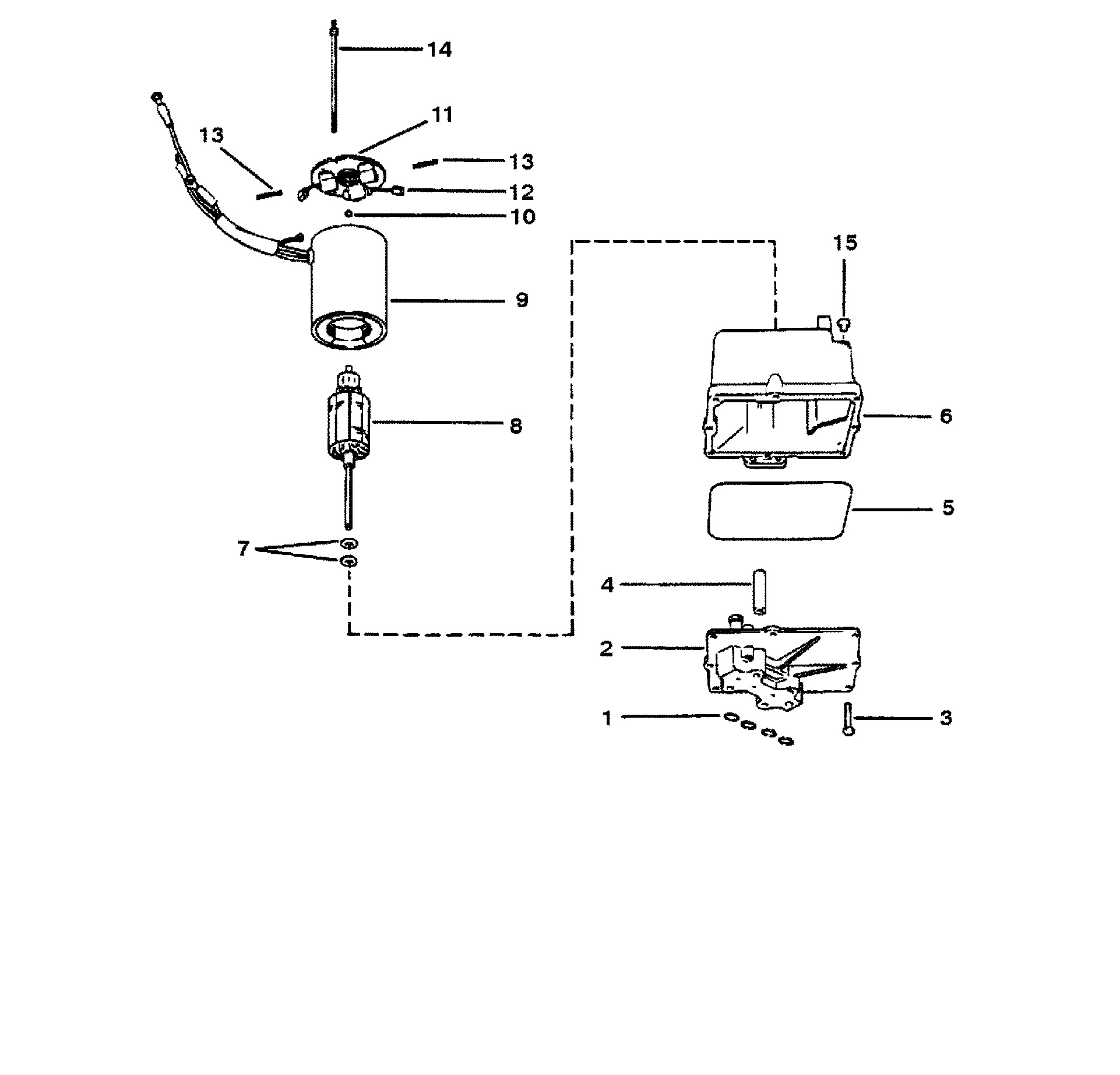 HYDRAULIC PUMP ASSEMBLY(PLASTIC RESERVOIR)