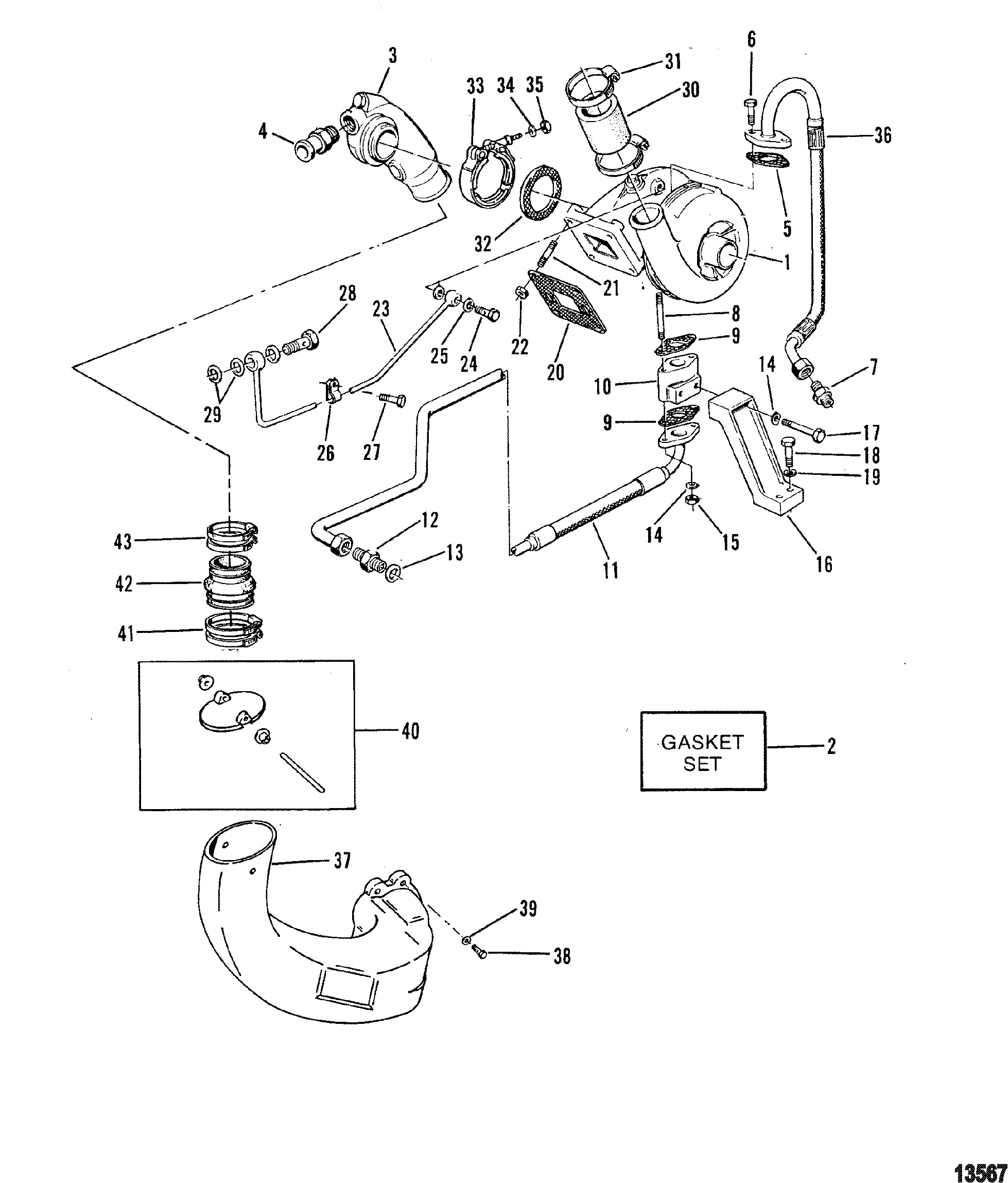 Turbo Charger Exhaust Elbow(Old Design)