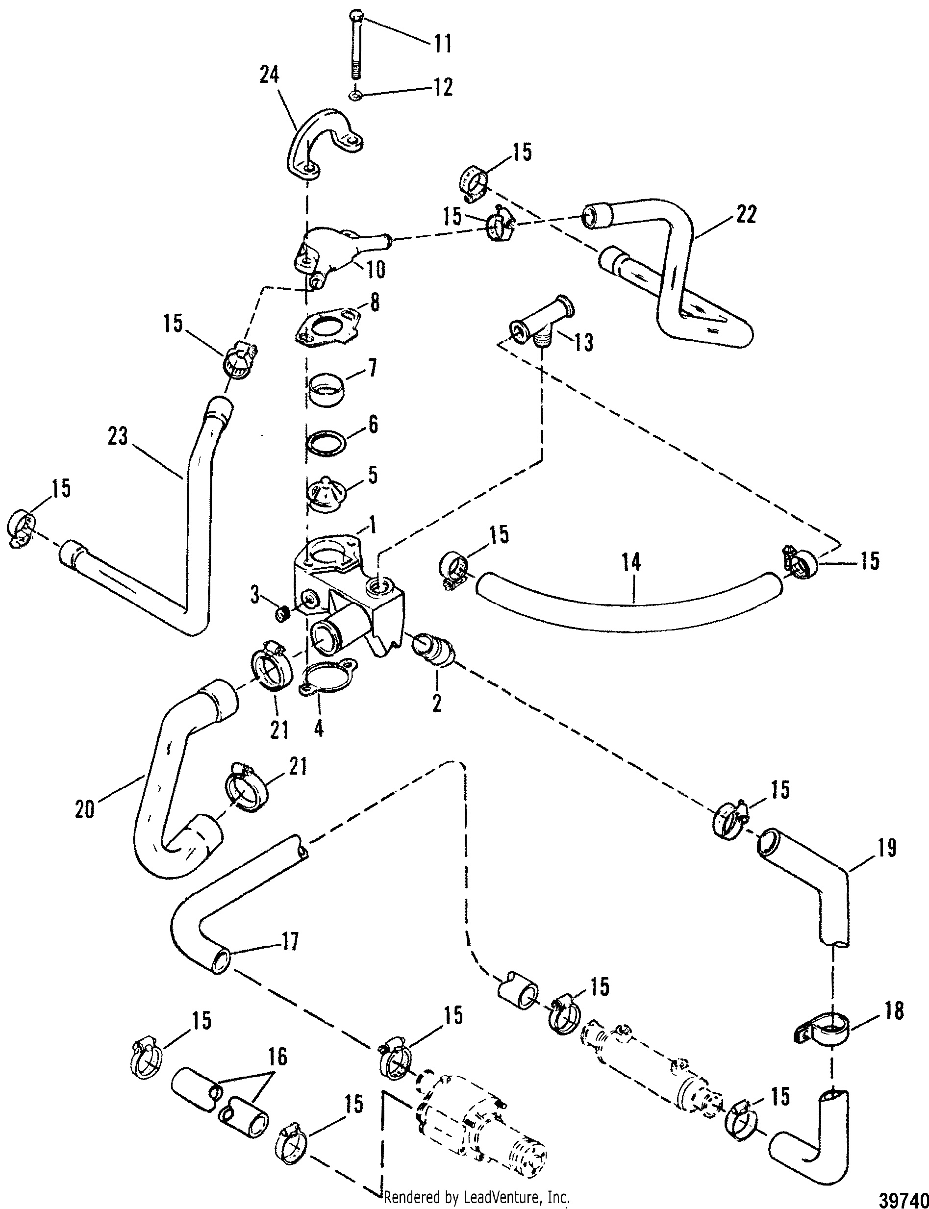 THERMOSTAT HOUSING(OLD DESIGN)