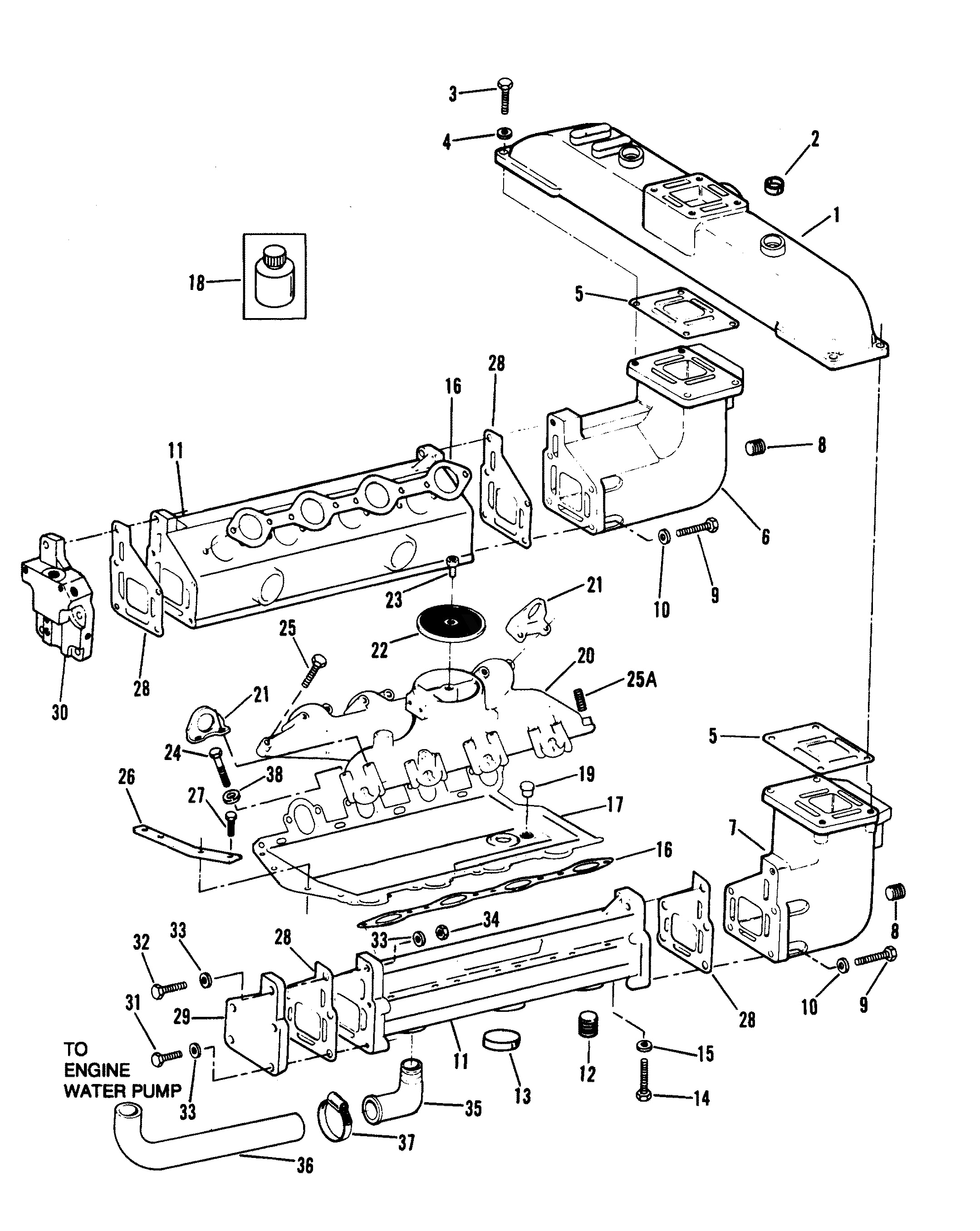 EXHAUST MANIFOLD AND ELBOWS