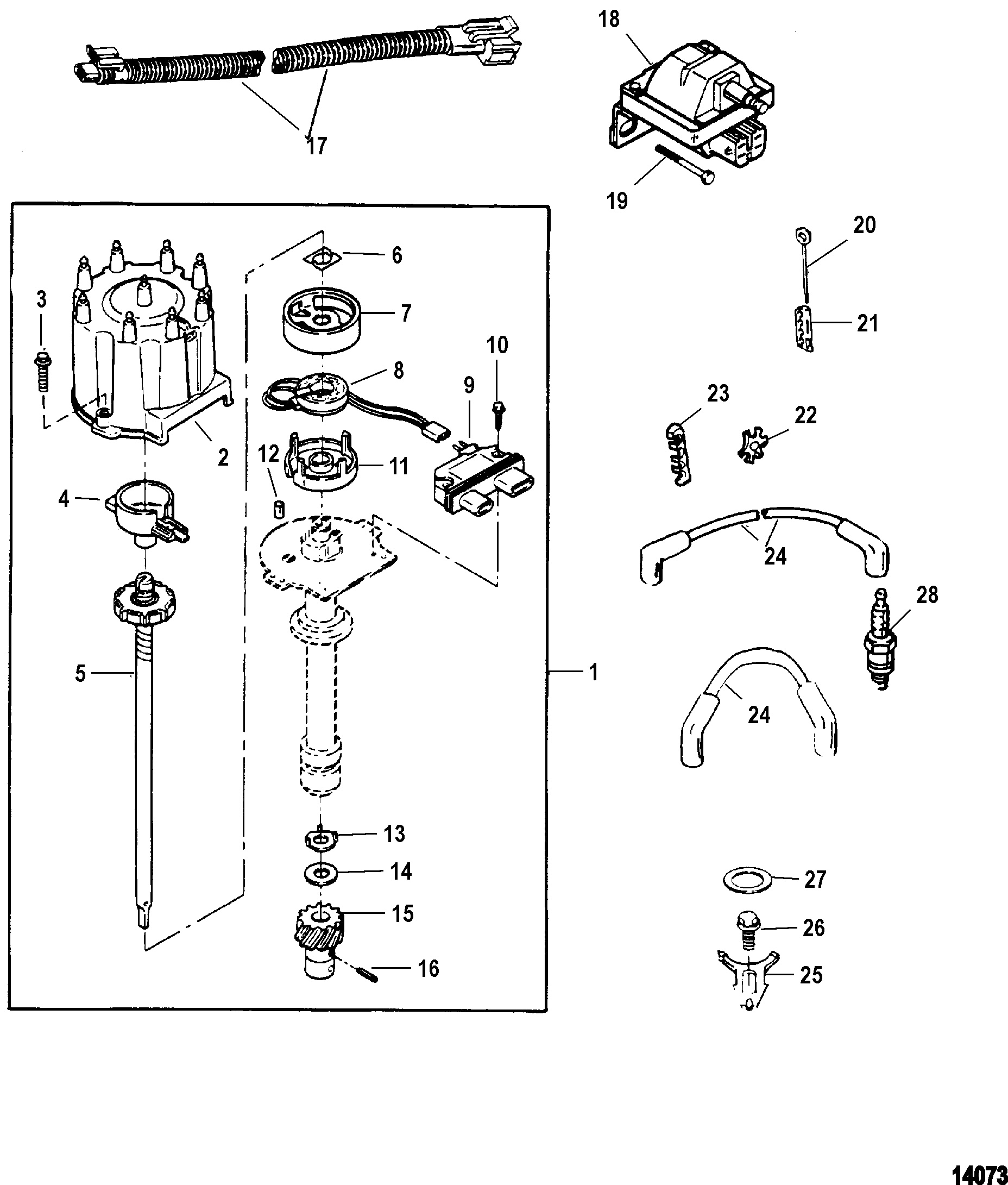 DISTRIBUTOR AND IGNITION COMPONENTS
